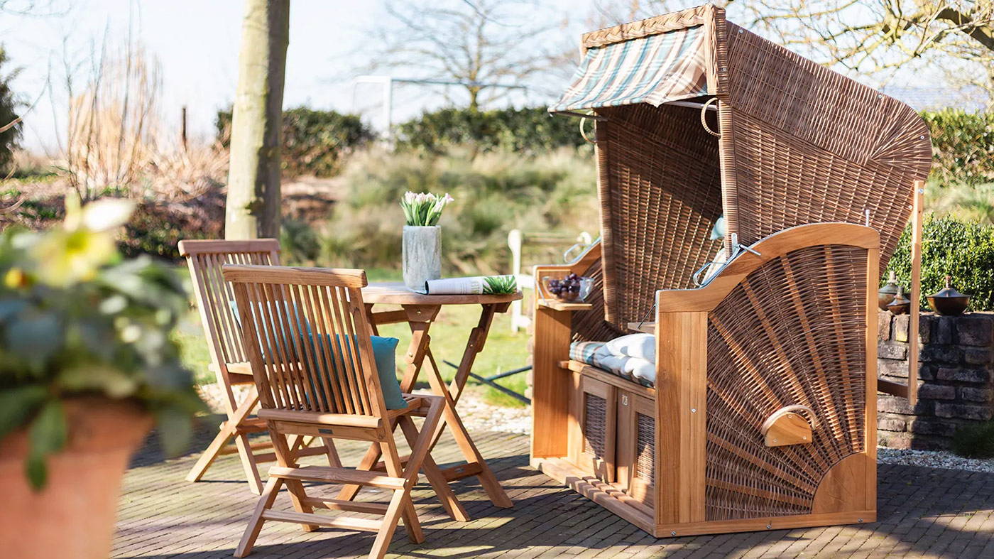 Der Strandkorb: Das pure Urlaubsfeeling für den eigenen Garten