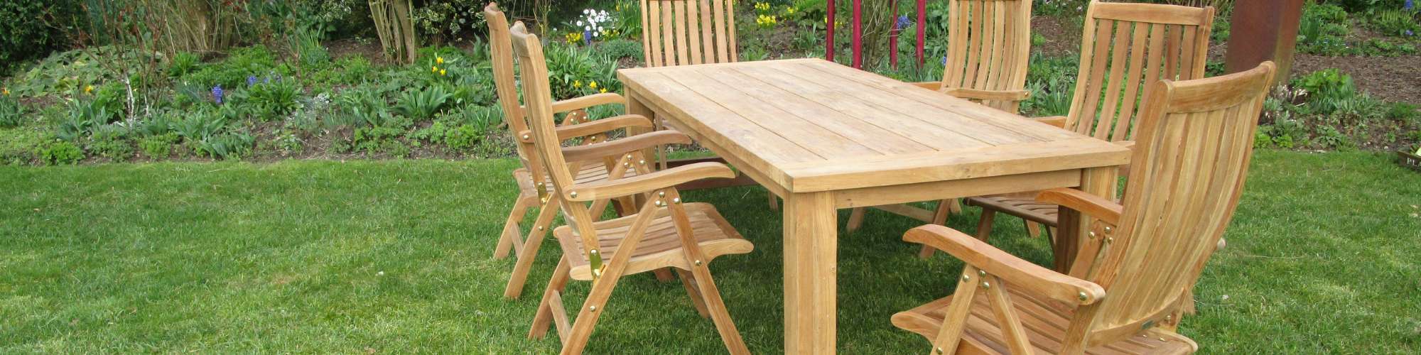 Gartenstühle Hochlehner aus Teakholz