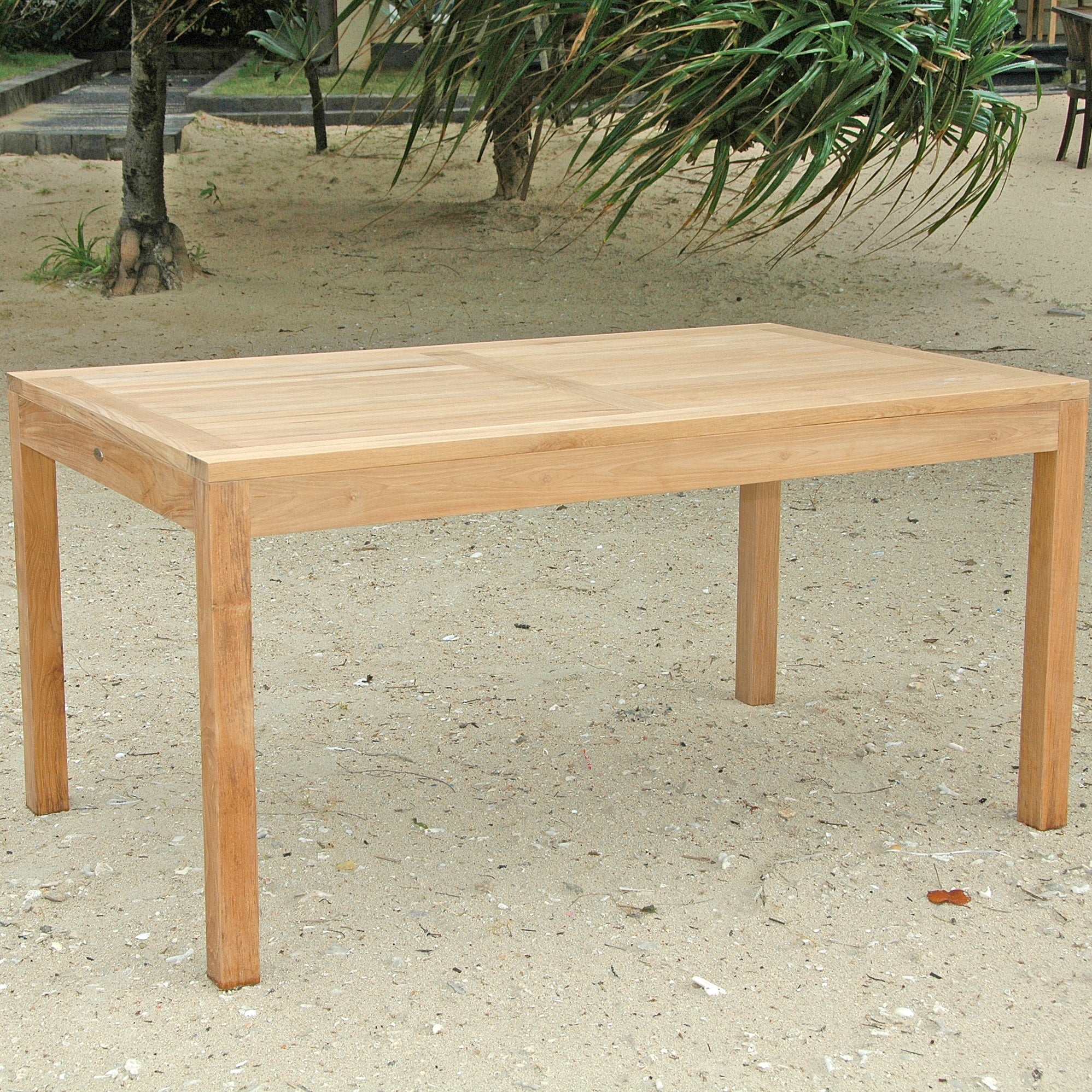 Teak Bistrotisch Bristol, rechteckig, 150x100cm