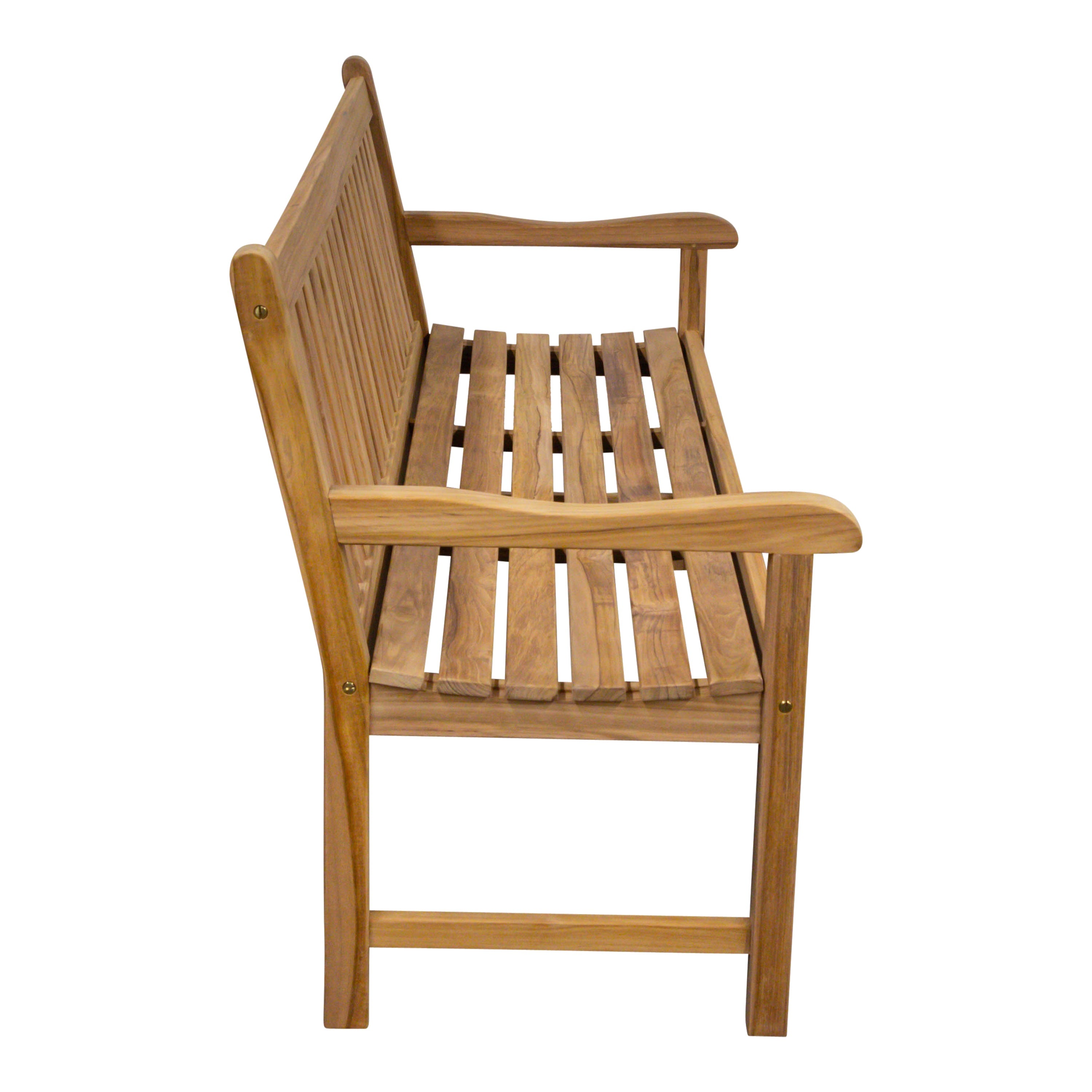 Teak Gartenbank Riva, verschraubt, Selbstmontage, 180cm
