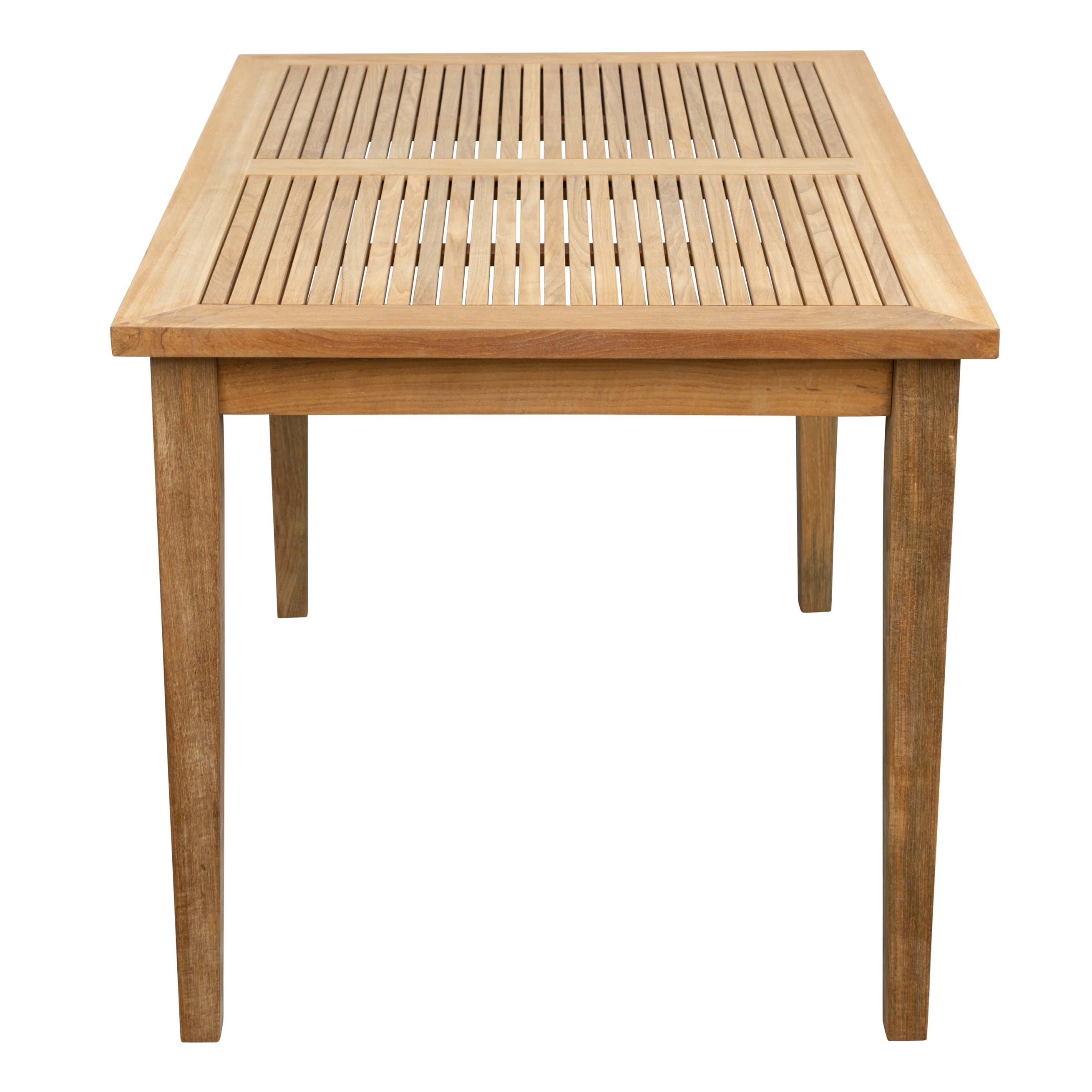 Teak Bistrotisch Verona - rechteckig, 180 x 90 cm