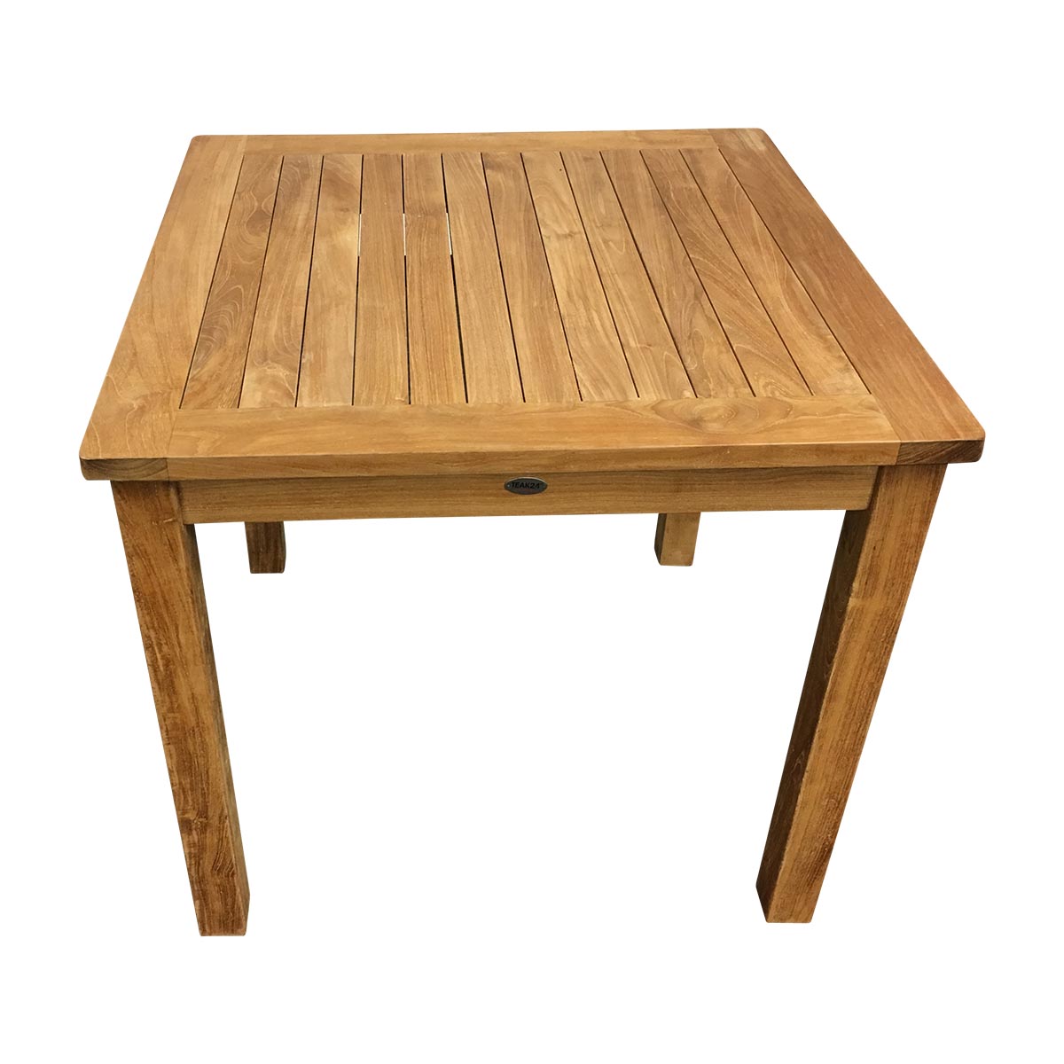 Teak Bistrotisch Classic - quadratisch, 80 x 80 cm