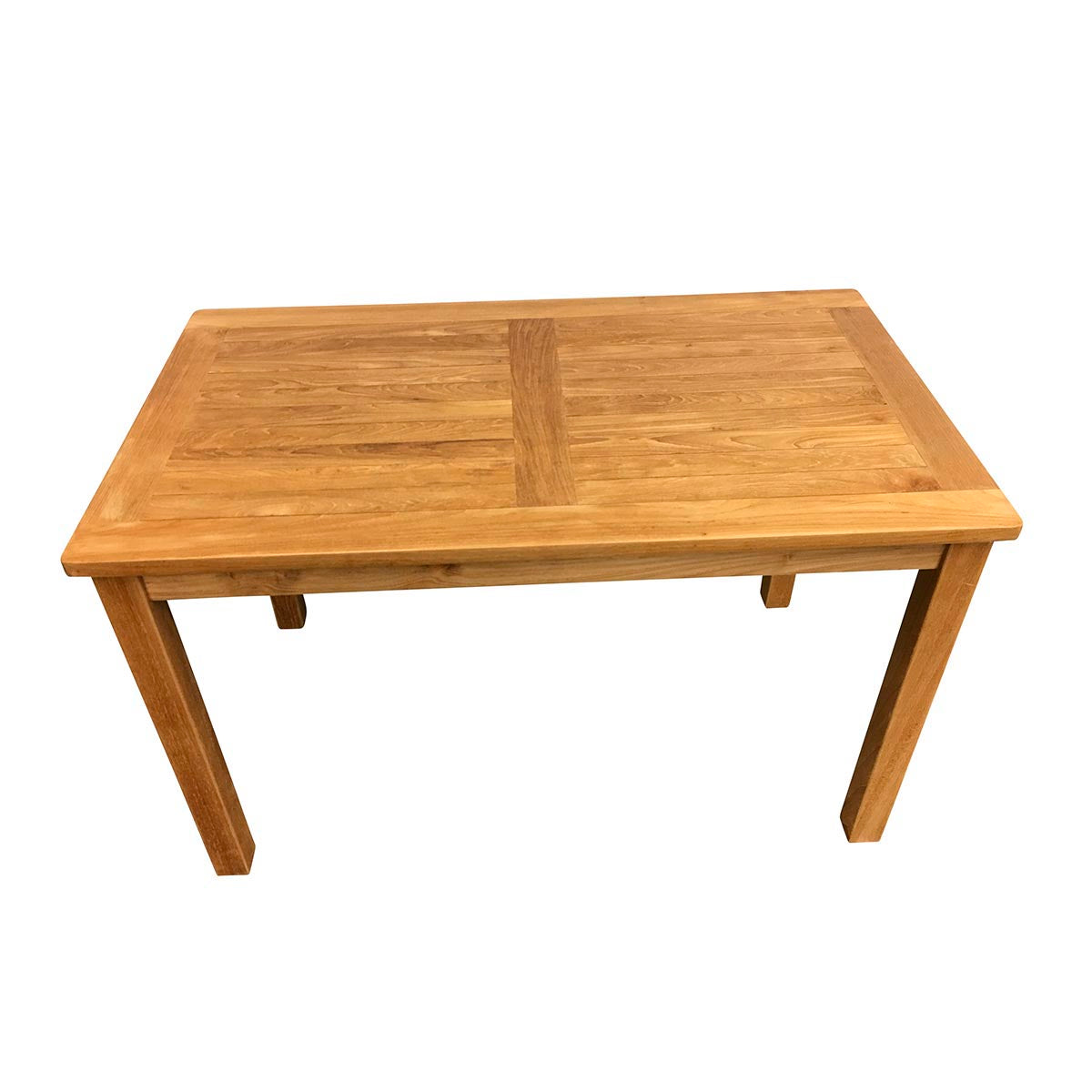 Teak Bistrotisch Classic - rechteckig, 120 x 80 cm