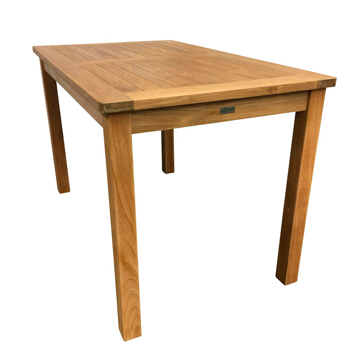 Teak Bistrotisch Classic - rechteckig, 120 x 70cm