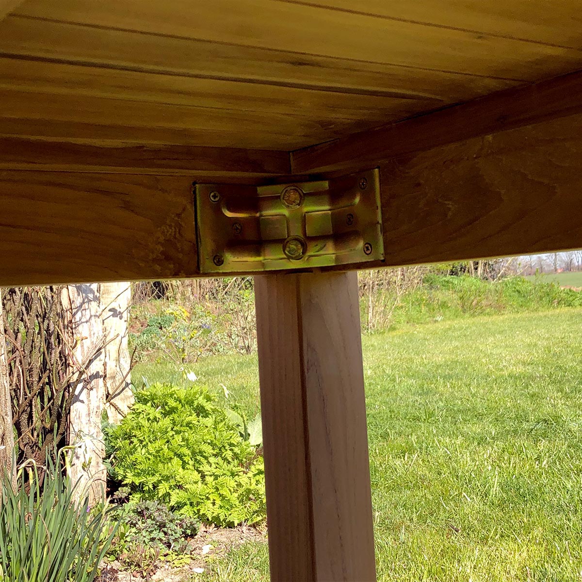 Teak Bistrotisch Classic - rechteckig, 120 x 70cm