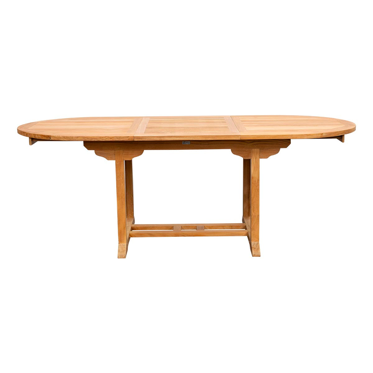 Teak Ausziehtisch Classic - oval, 150/210 x 90 cm