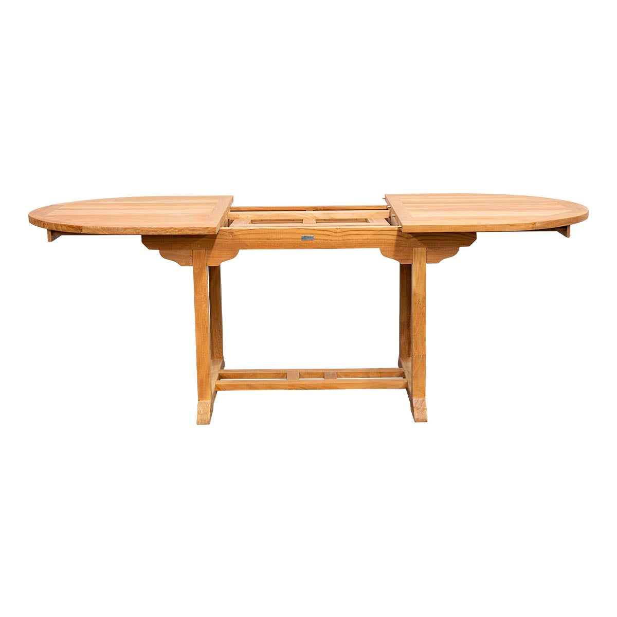 Teak Ausziehtisch Classic - oval, 180/240 x100cm