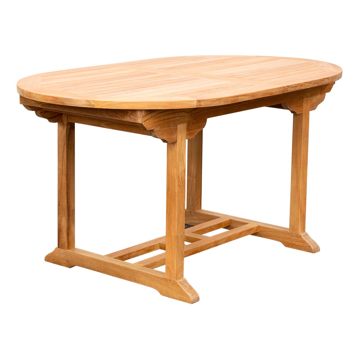 Teak Ausziehtisch Classic - oval, 150/210 x 90 cm