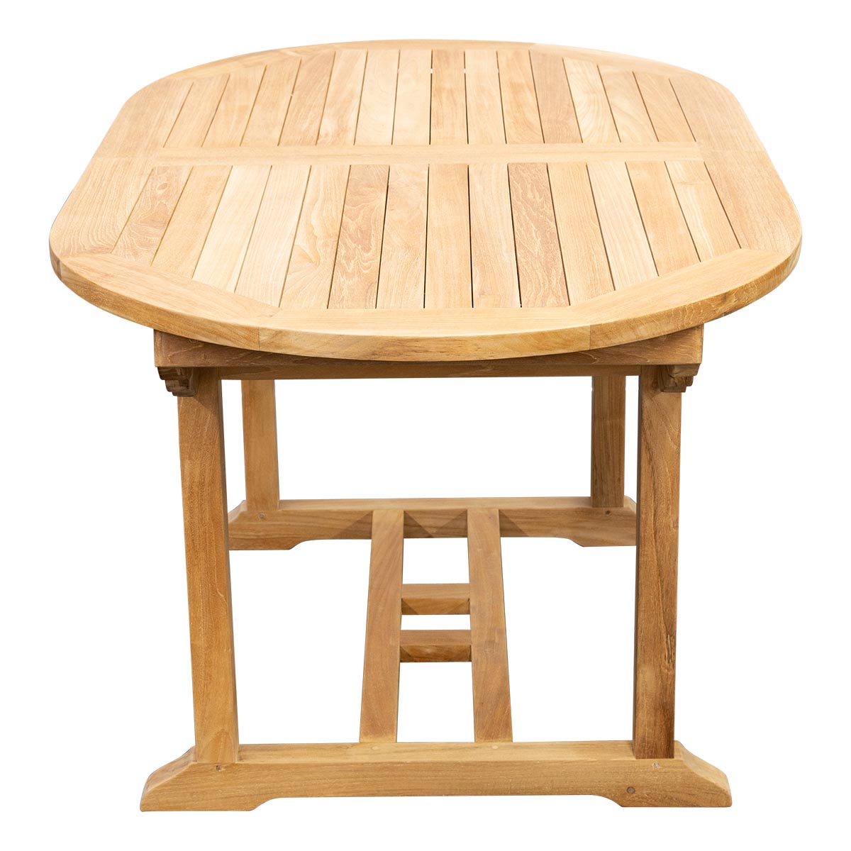 Teak Ausziehtisch Classic - oval, 180/240 x100cm