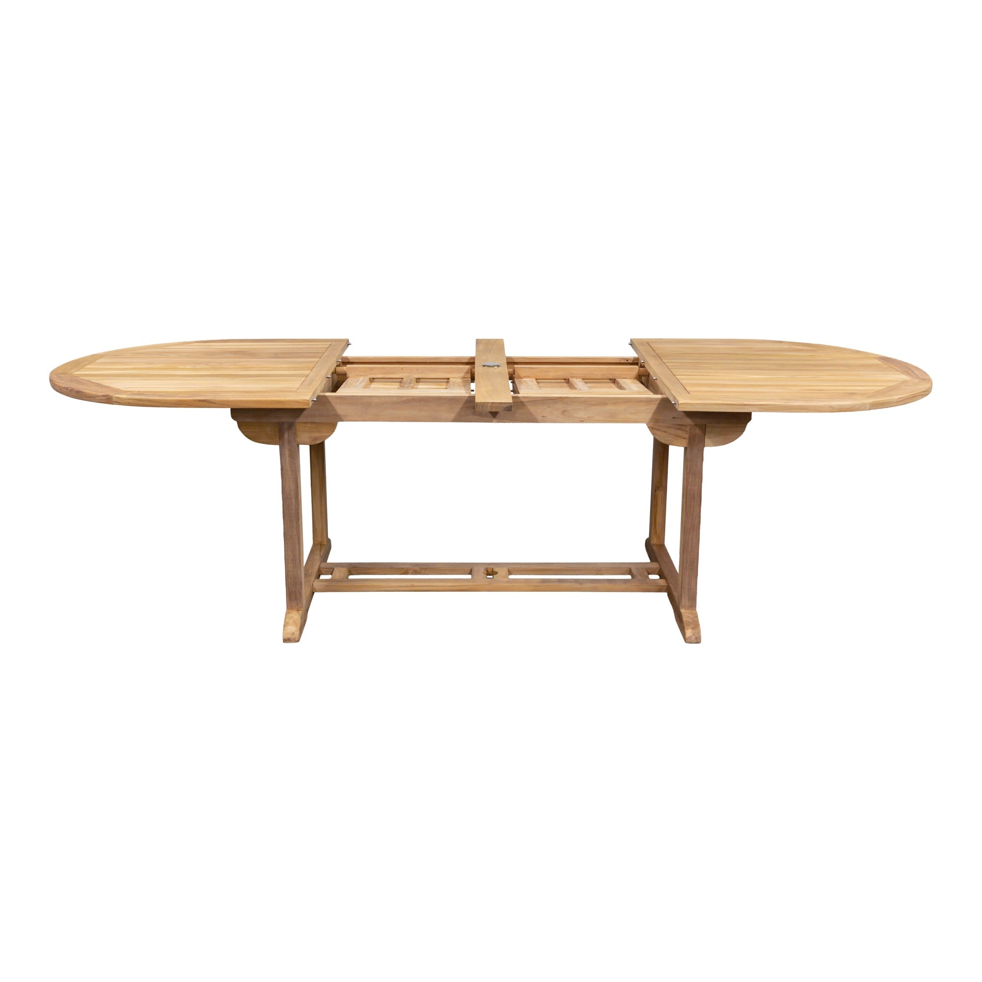 Ausziehbarer Gartentisch Exclusiv, oval, 120/180 x 90cm