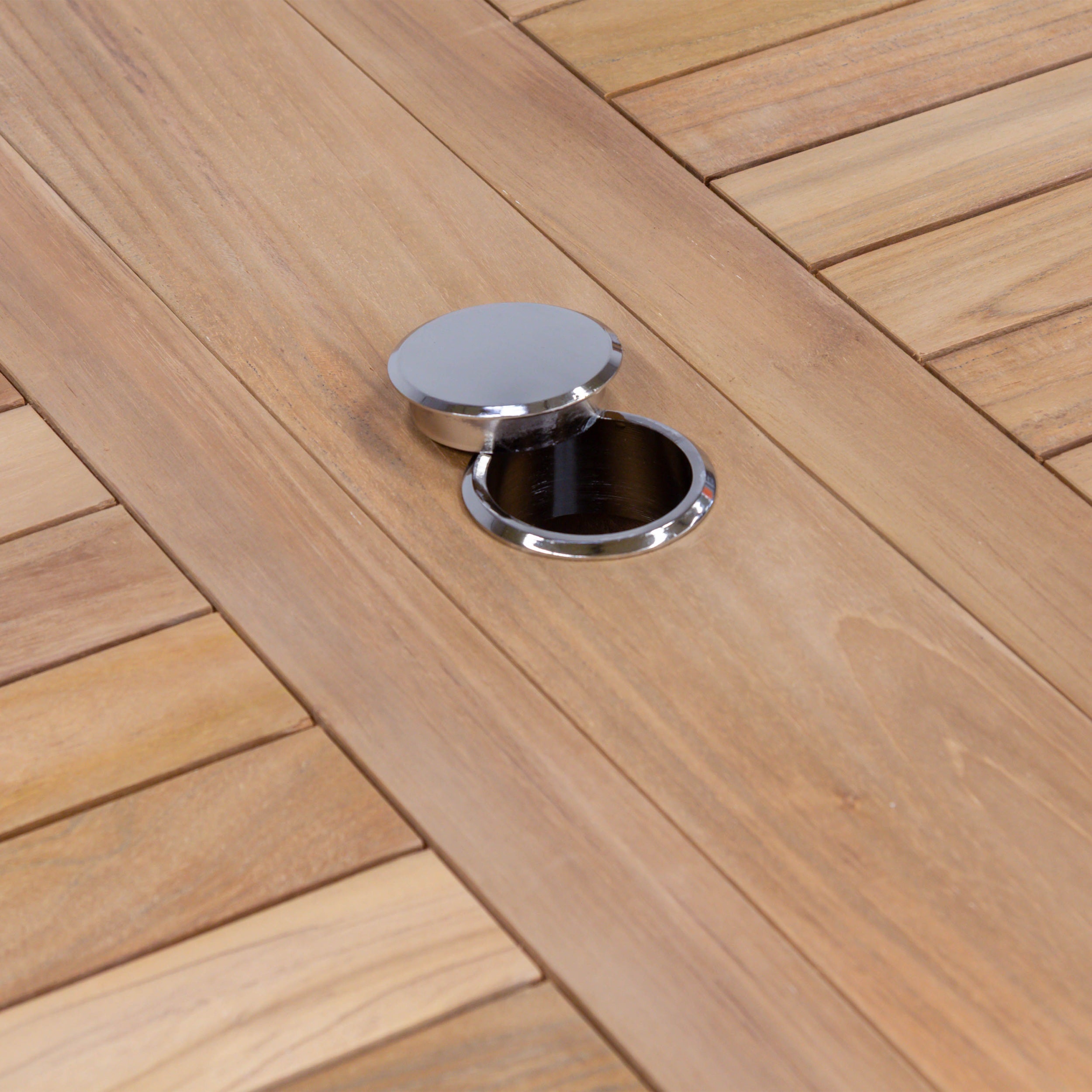 Ausziehbarer Gartentisch Exclusiv, oval, 180/260 x 100cm