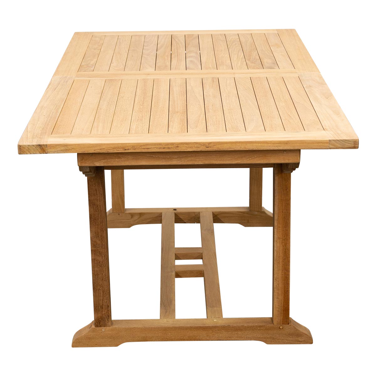 Teak Ausziehtisch Classic - rechteckig, 150/210 x 90 cm