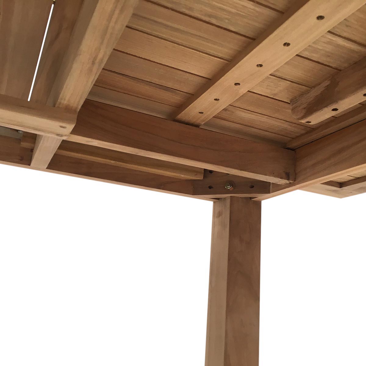 Teak Ausziehtisch Minimalistik, 200/300 x 100 cm