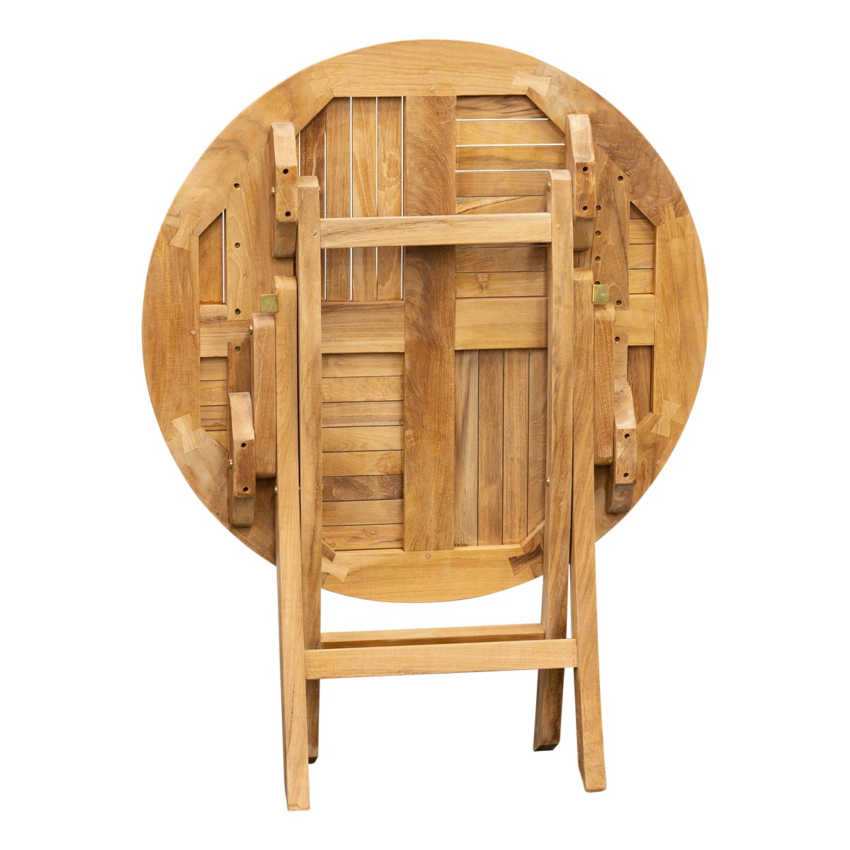 Teak Klapptisch Henley - rund, 80 cm