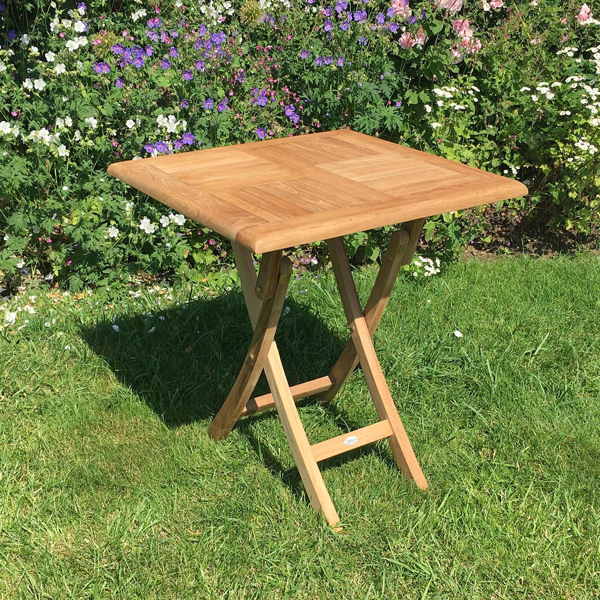 Teak Klapptisch Henley - Quadratisch, 80 x 80 cm