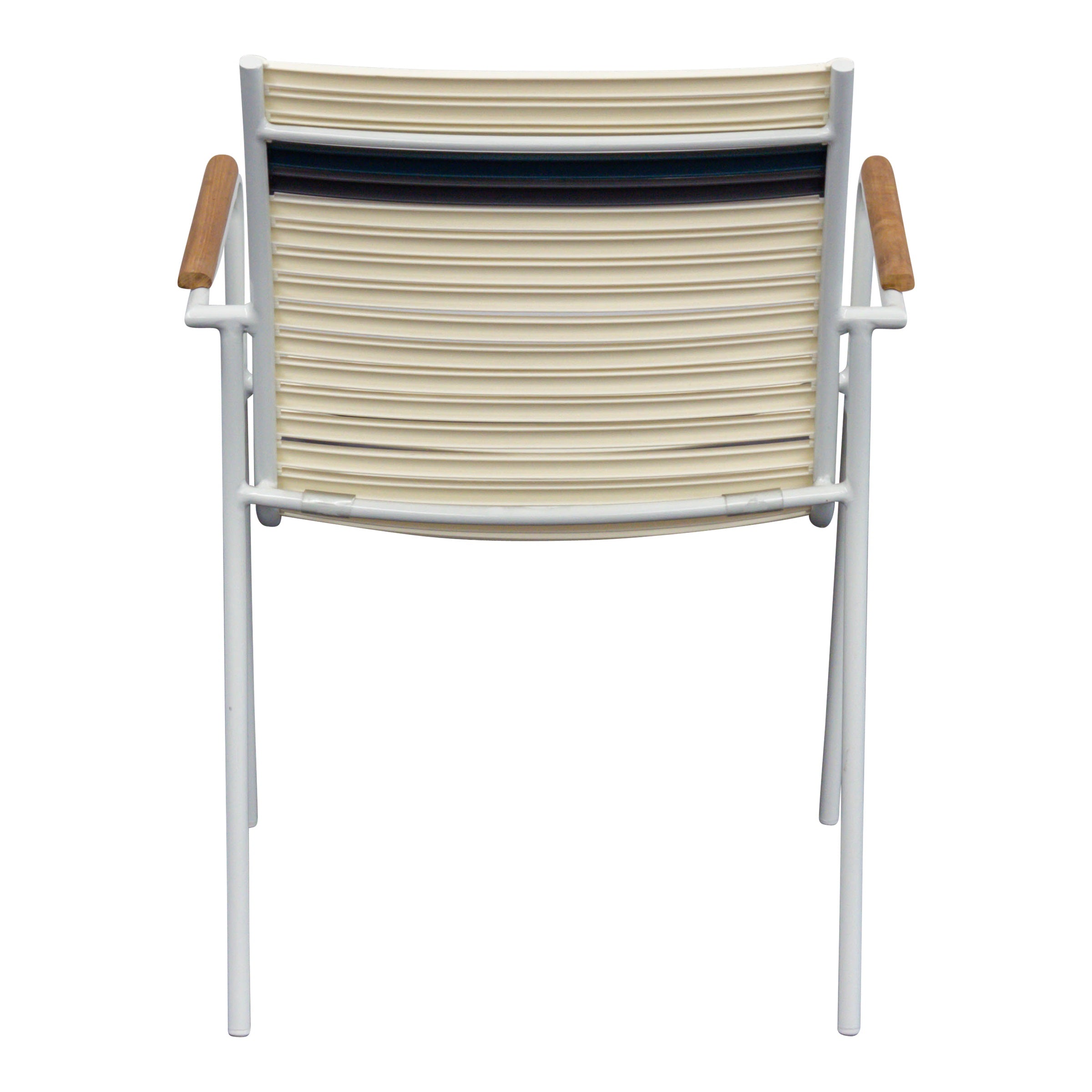 Stapelsessel Mailand, weiß anthrazit