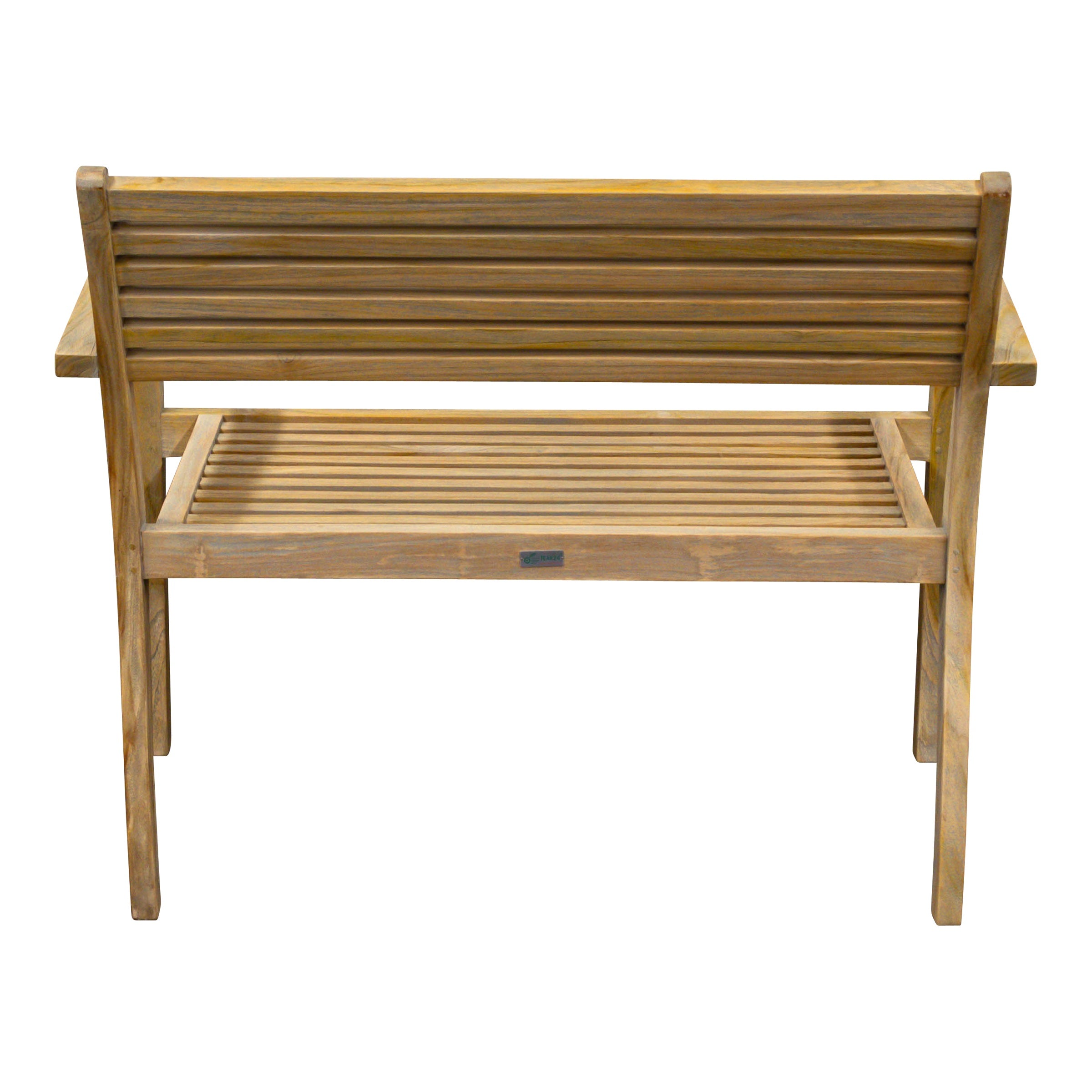 Teak Gartenbank Rinjani, 100cm, washed grey