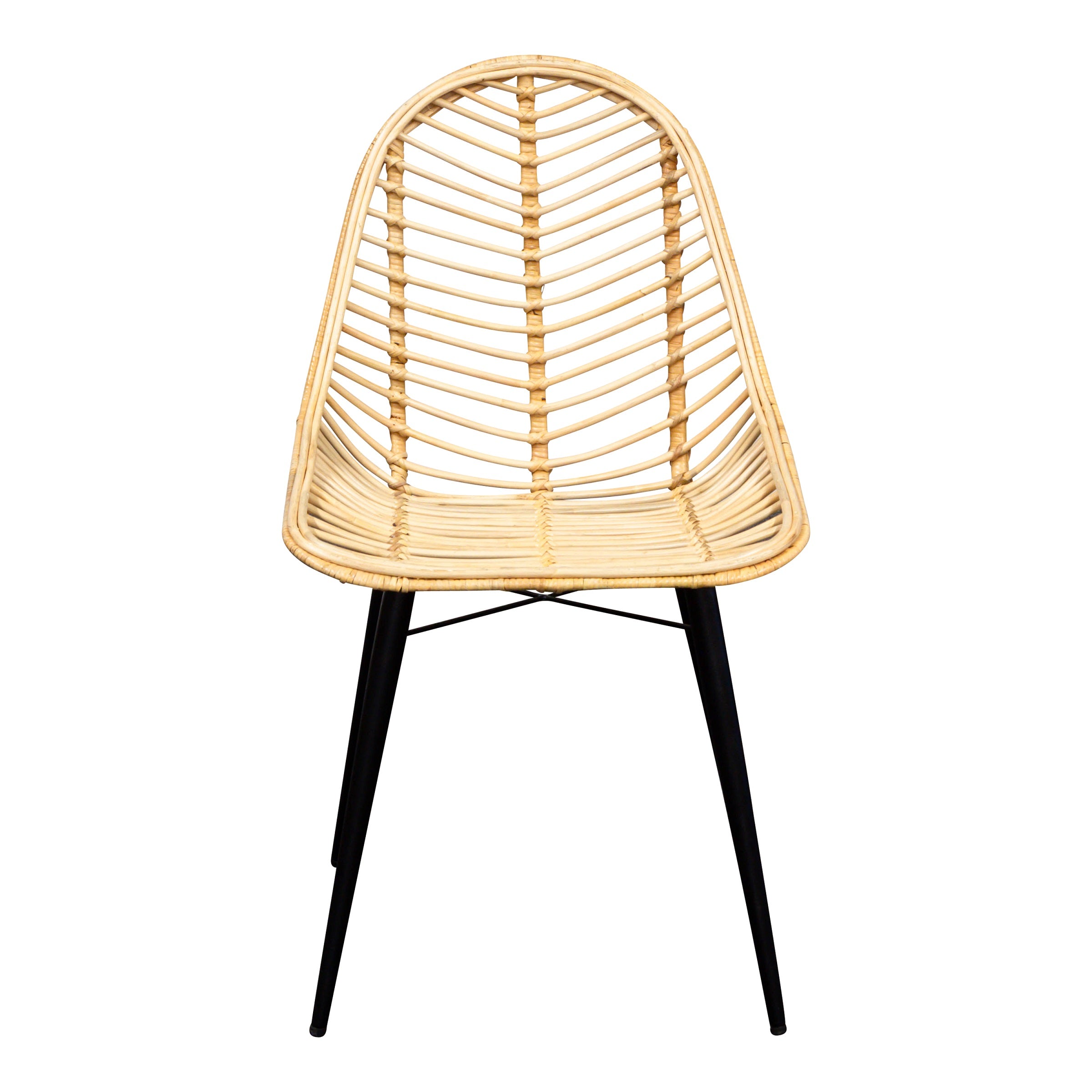 Rattanstuhl Sky, mit Metallgestell