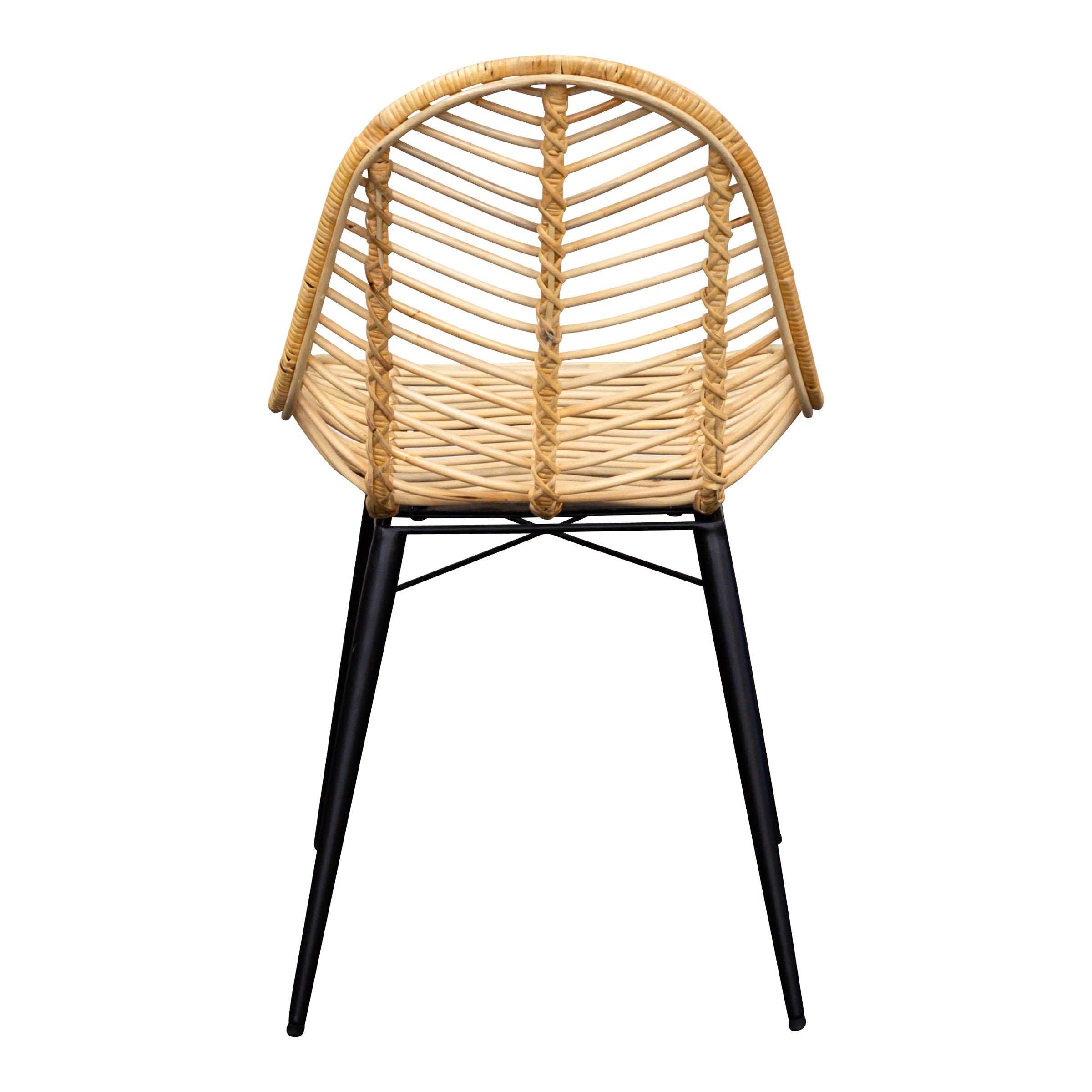 Rattanstuhl Sky, mit Metallgestell