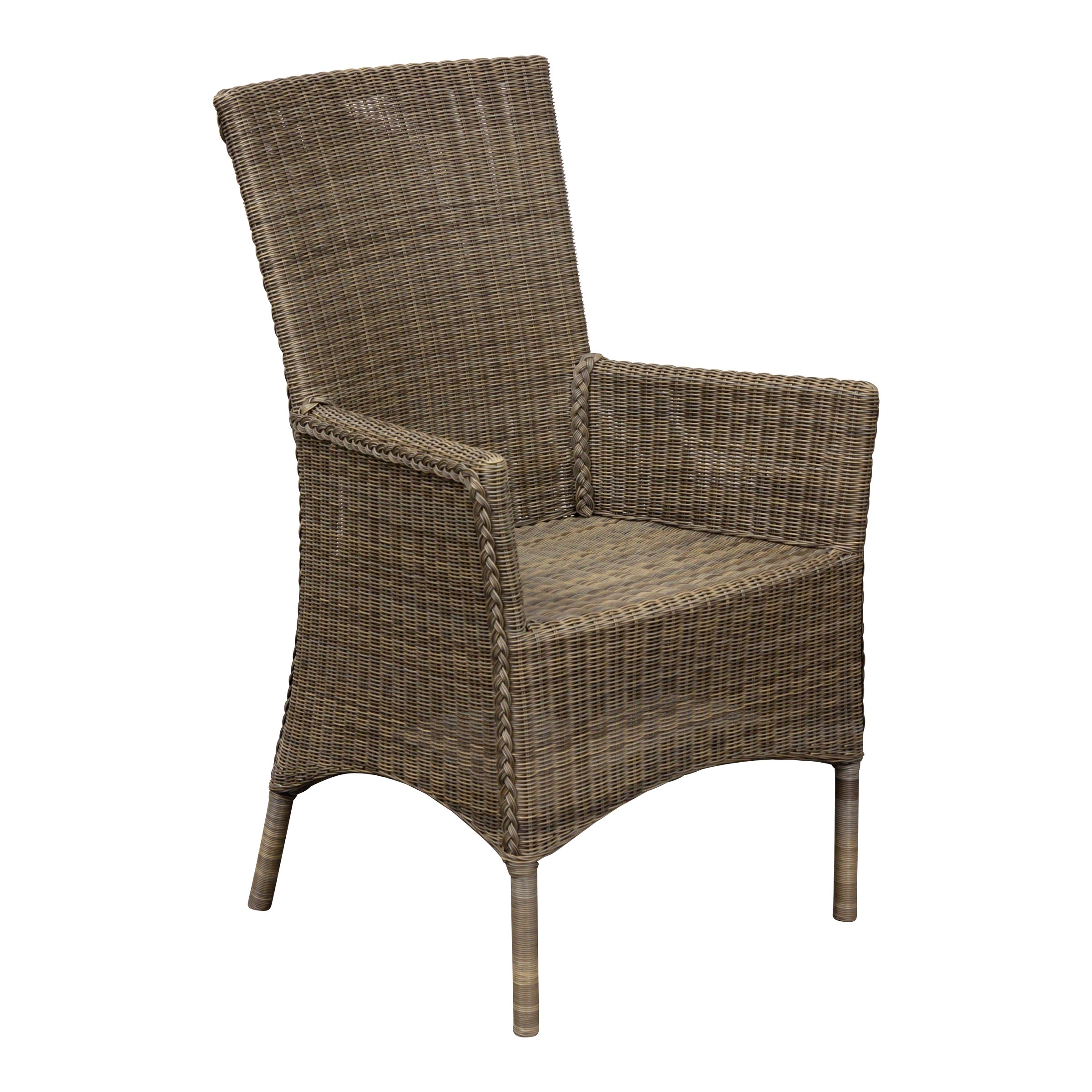 Gartensessel Para, grau, Polyrattan