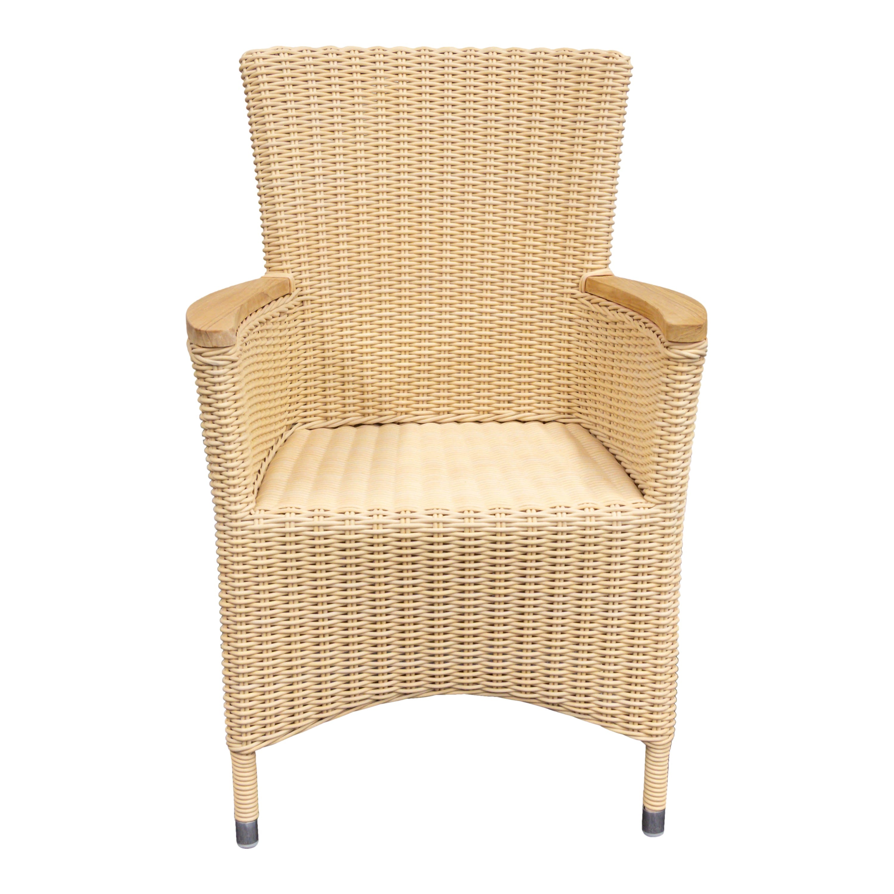 Geflecht Sessel Sapporo Highback, kubu altweiß