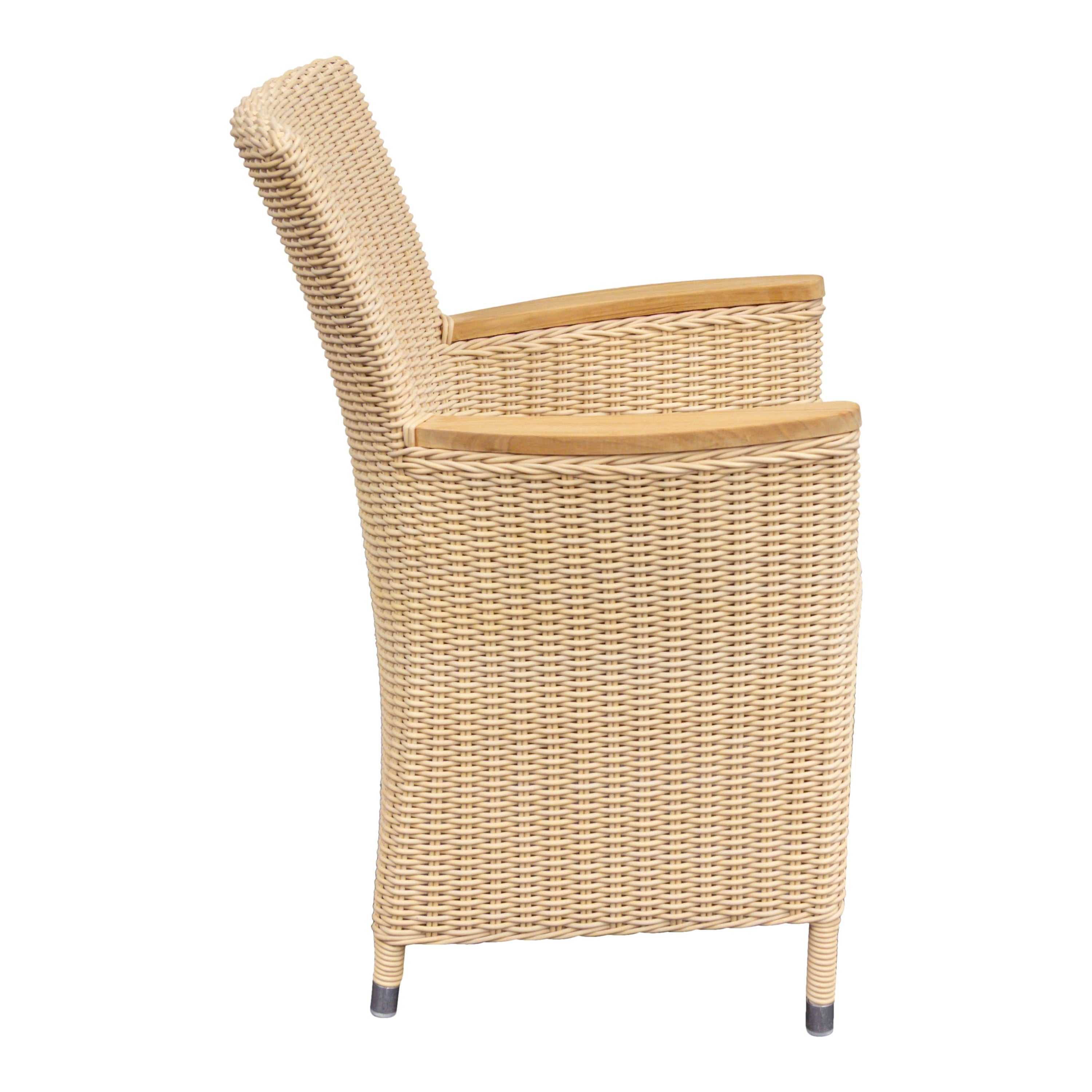 Geflecht Sessel Sapporo Highback, kubu altweiß