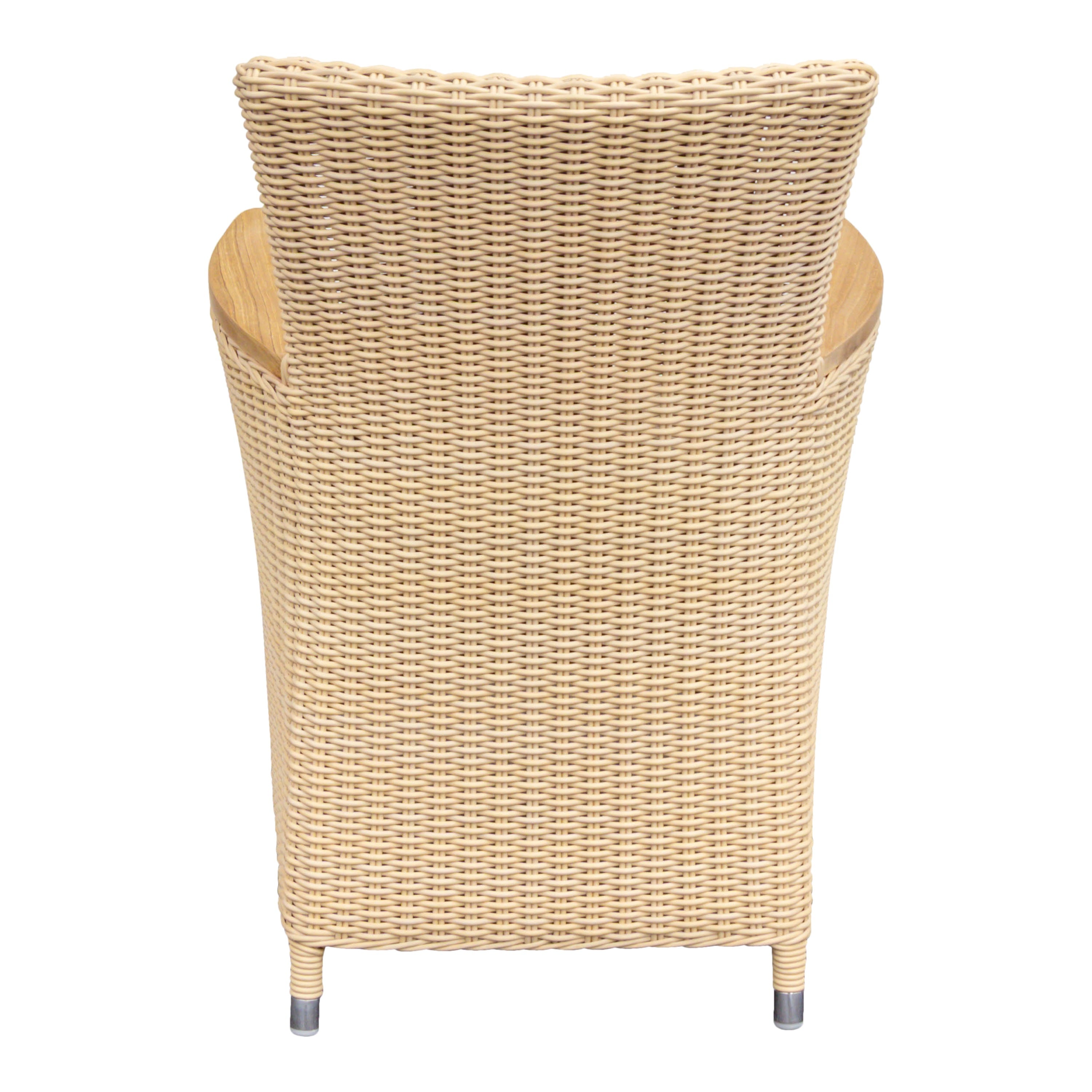 Geflecht Sessel Sapporo Highback, kubu altweiß