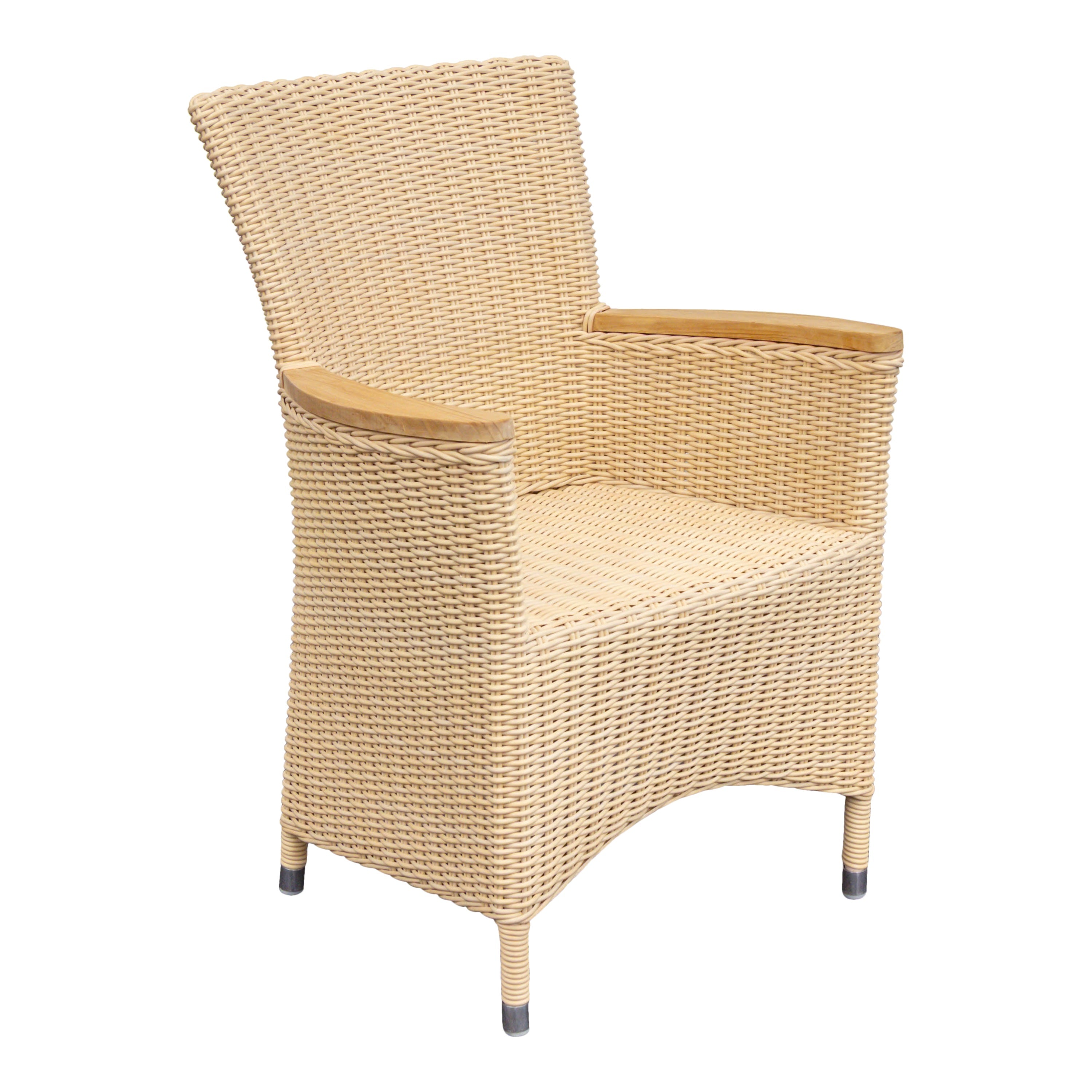 Geflecht Sessel Sapporo Highback, kubu altweiß