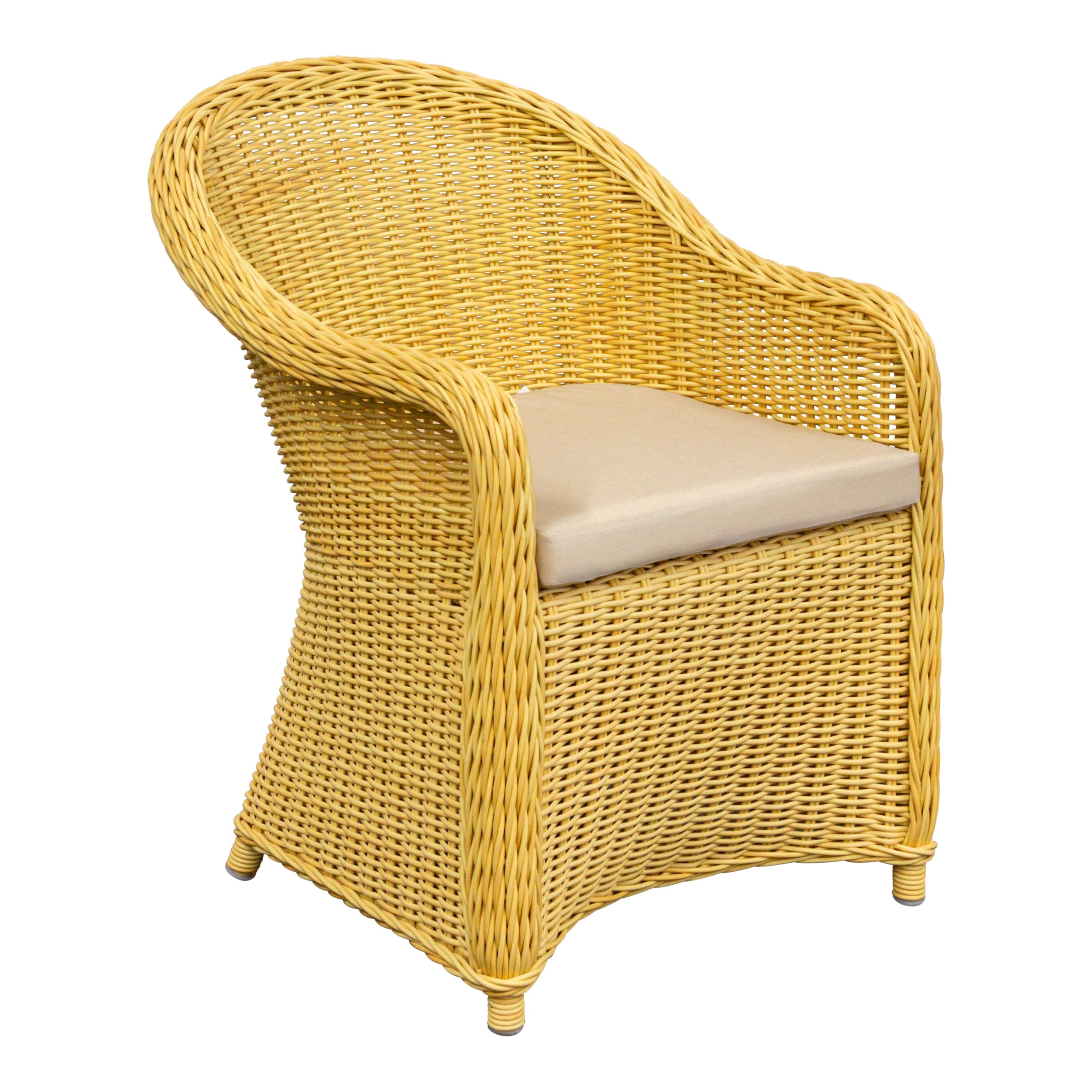 Gartenmöbelset Roma, honey, 5-Teilig