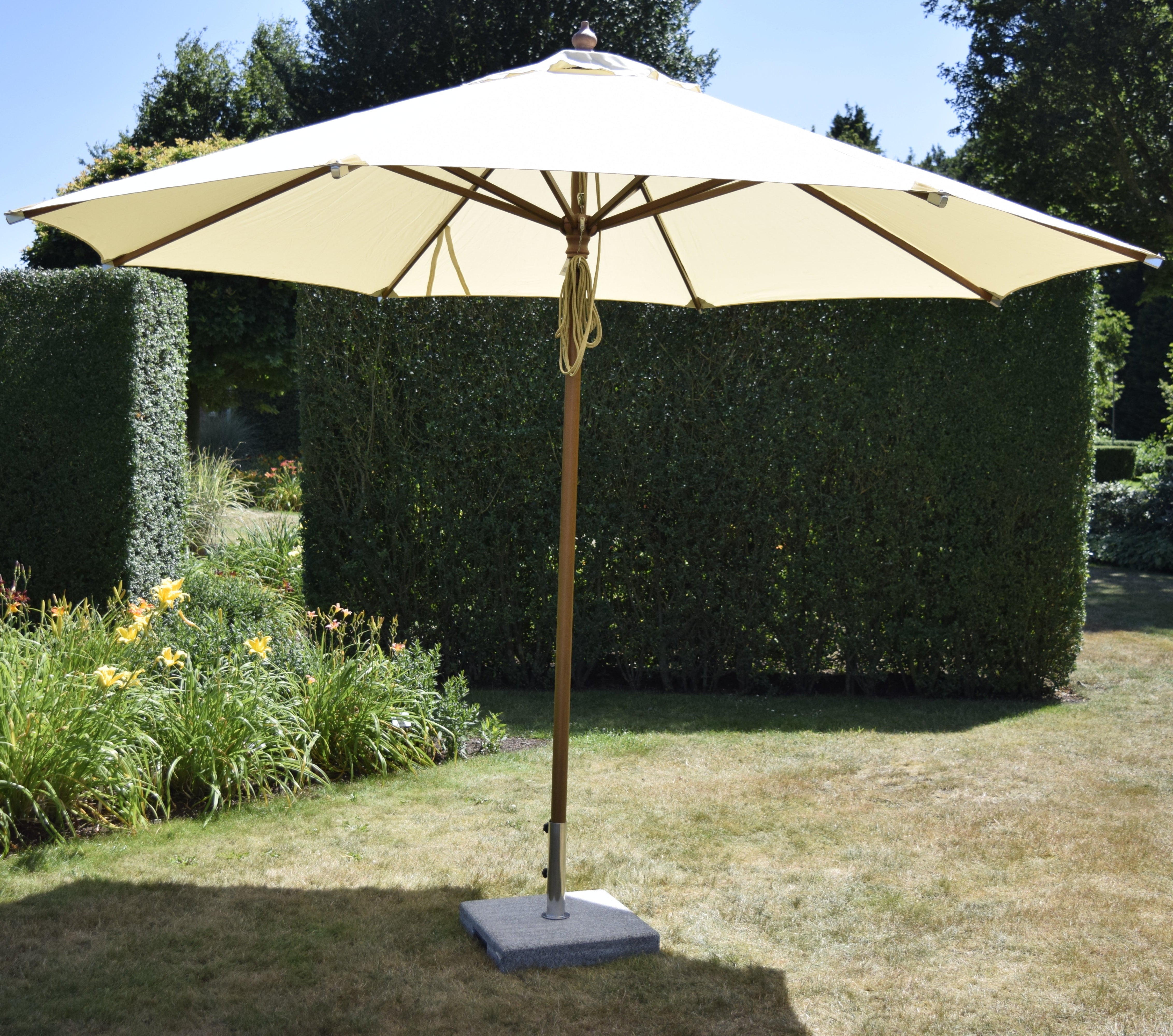 Sonnenschirm Rumba rund, 350cm, beige