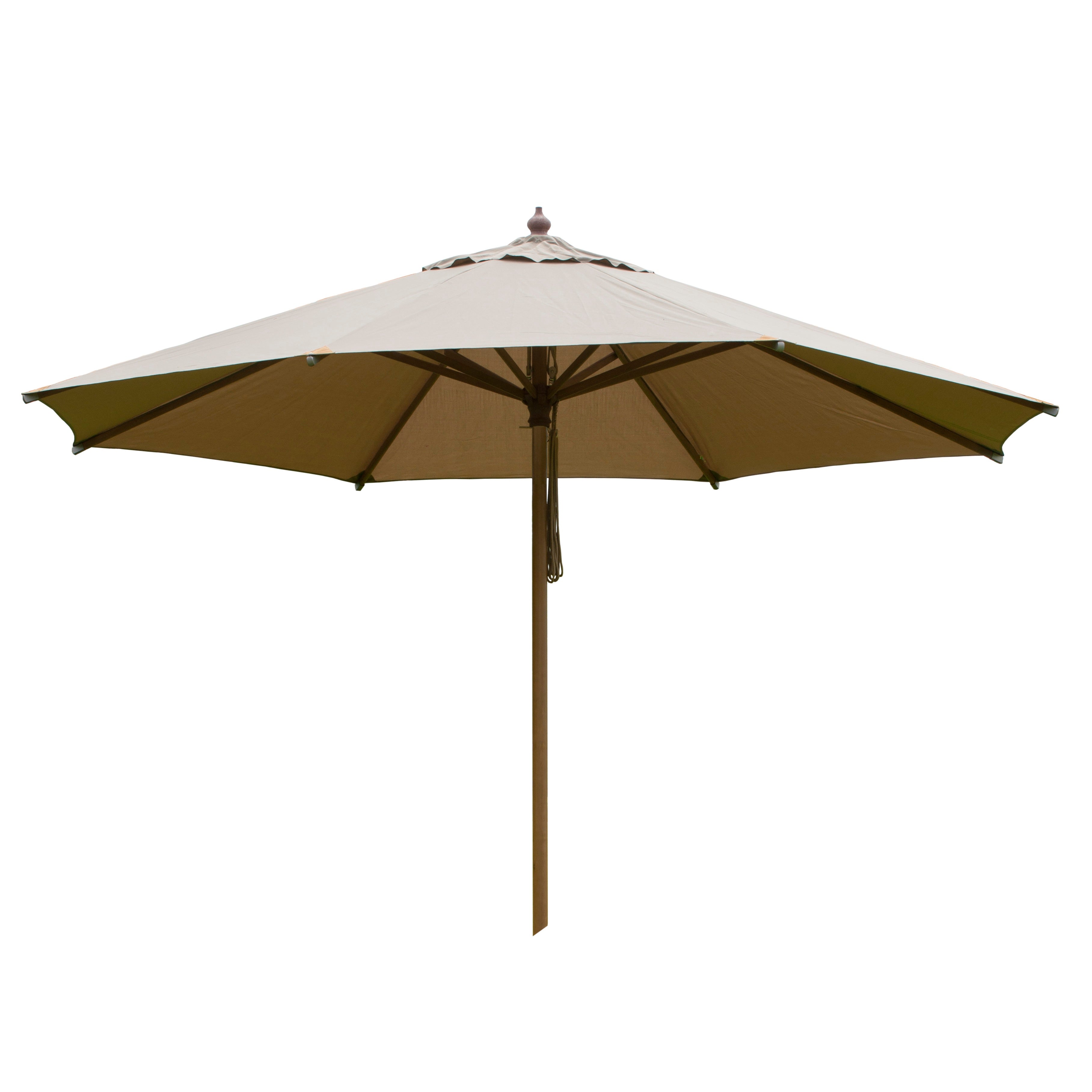 Sonnenschirm Rumba rund, 350cm, taupe