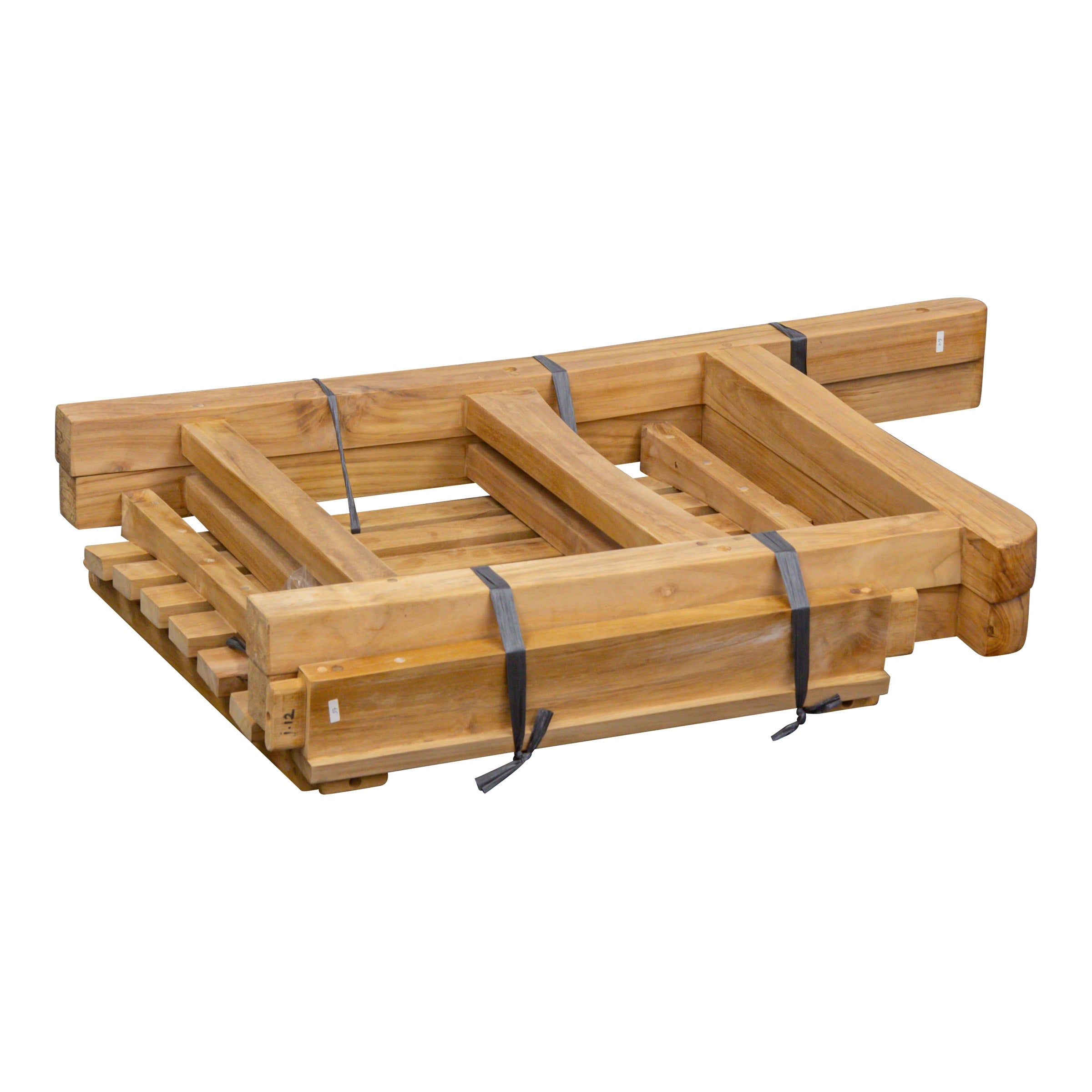 Teak Gartensessel Classic, verschraubt, Selbstmontage