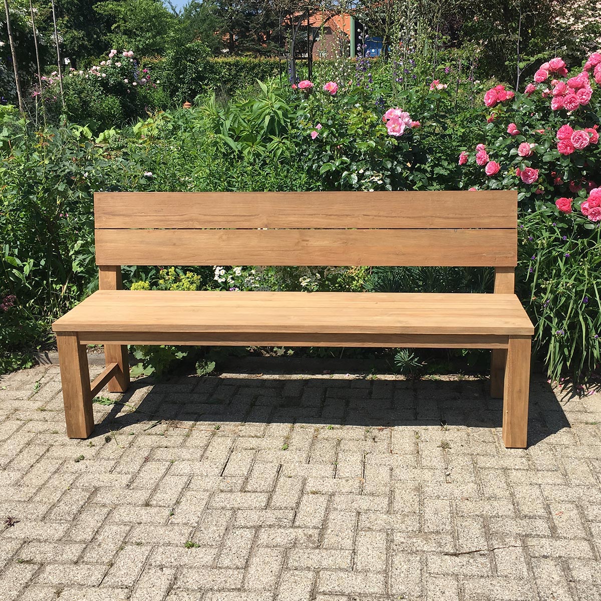 Teak Gartenbank Porto, 240 cm