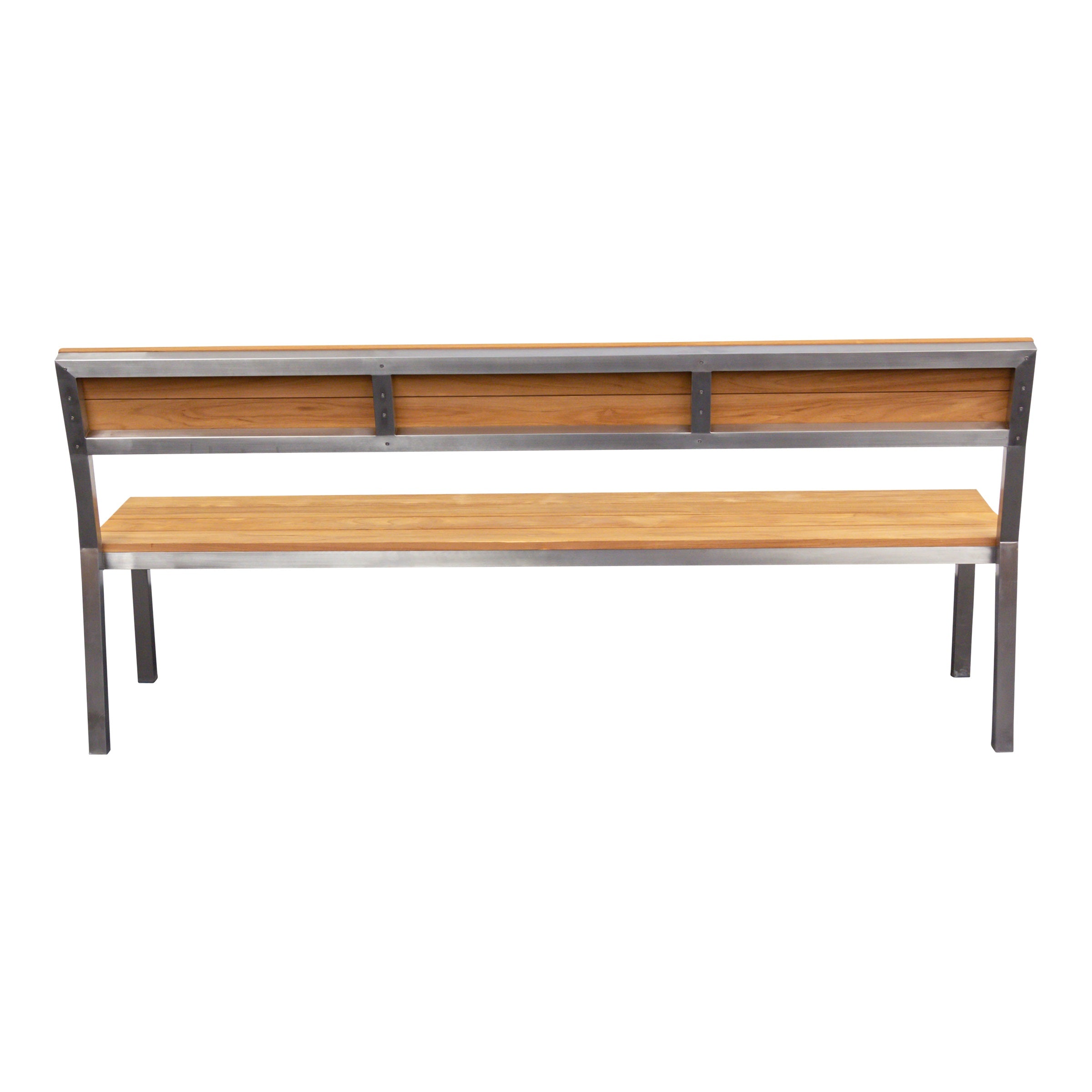 Gartenbank Monaco, 200cm, mit Edelstahlgestell