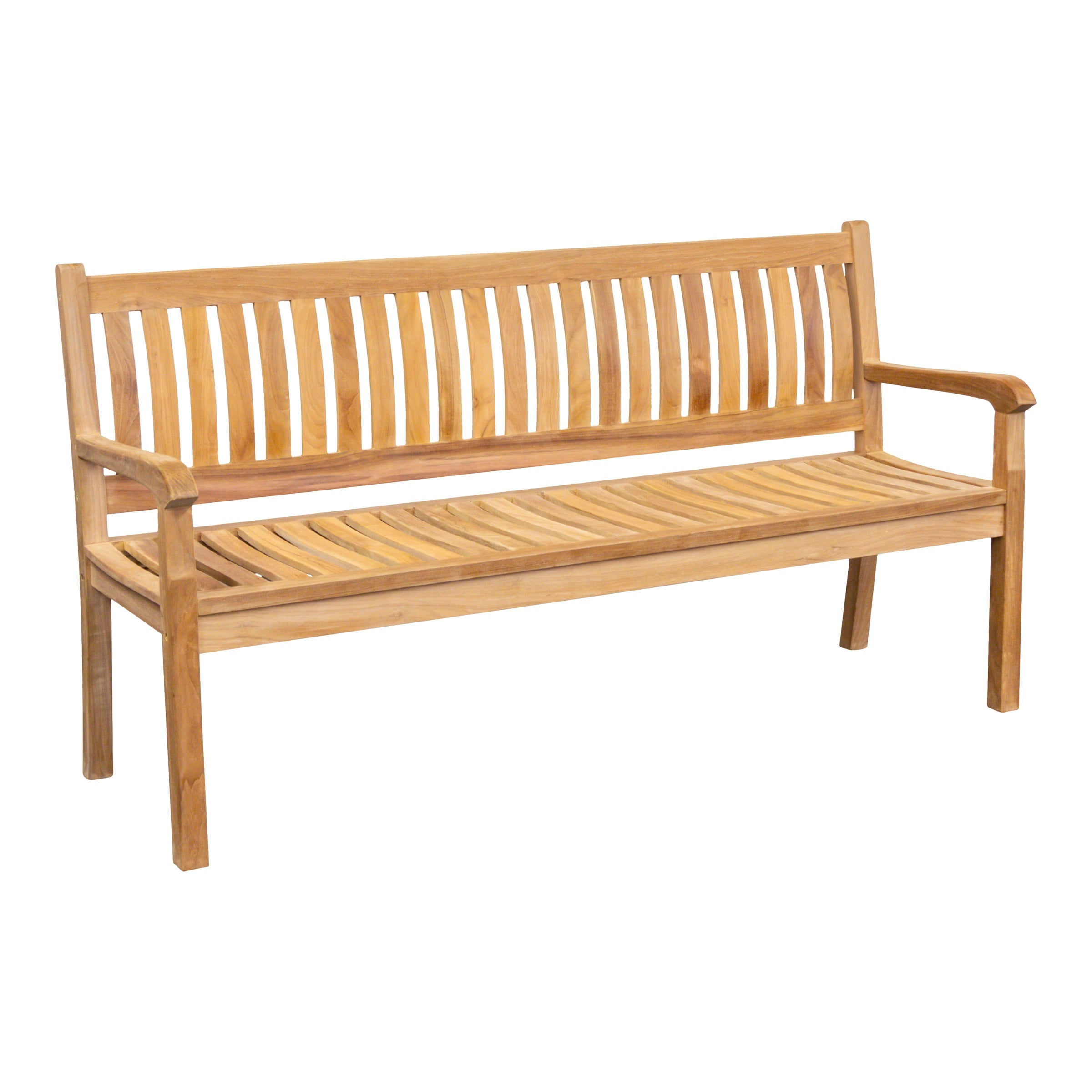 Teak Gartenbank Beaufort, verschraubt, 180 cm, Selbstmontage