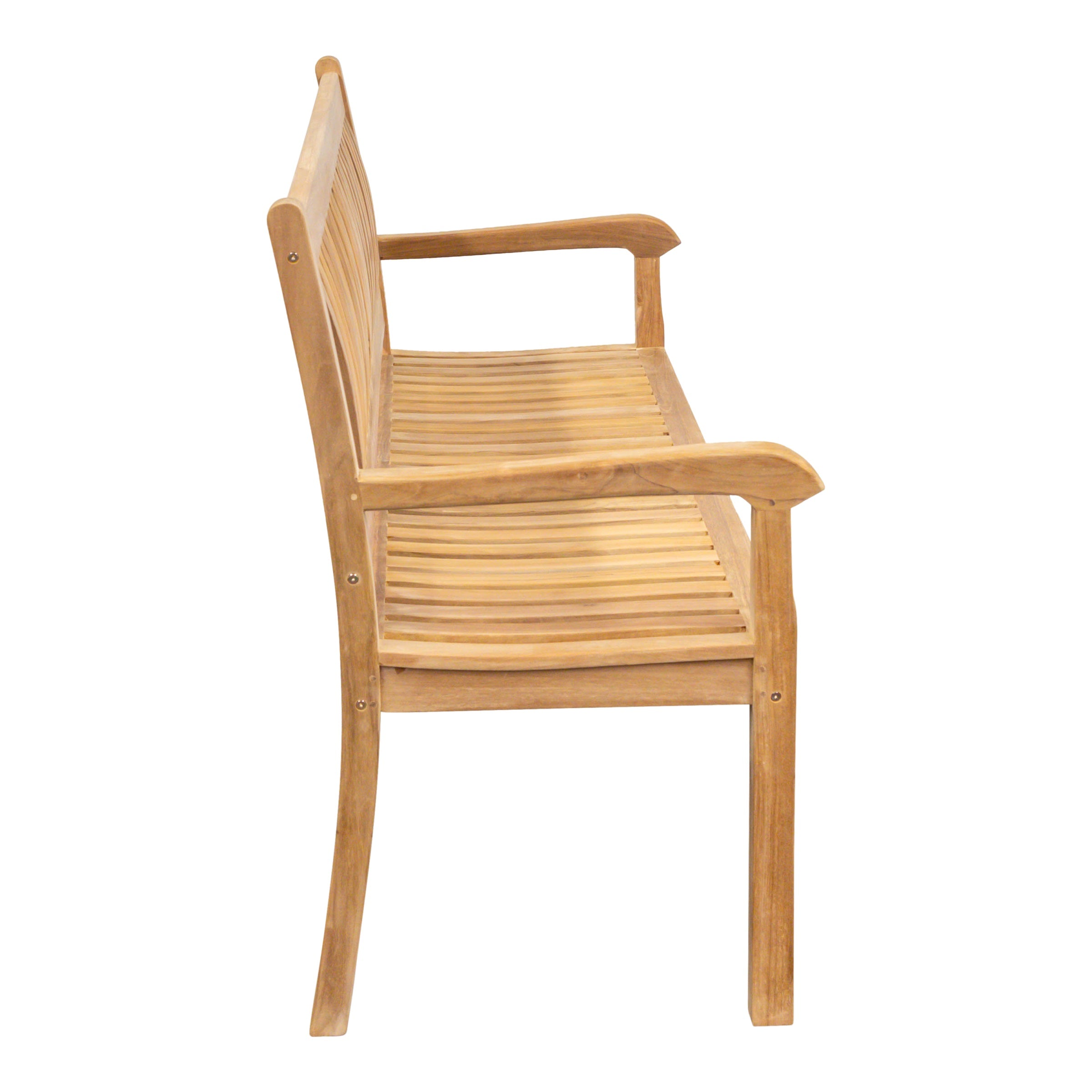 Teak Gartenbank Beaufort, verschraubt, 180 cm, Selbstmontage