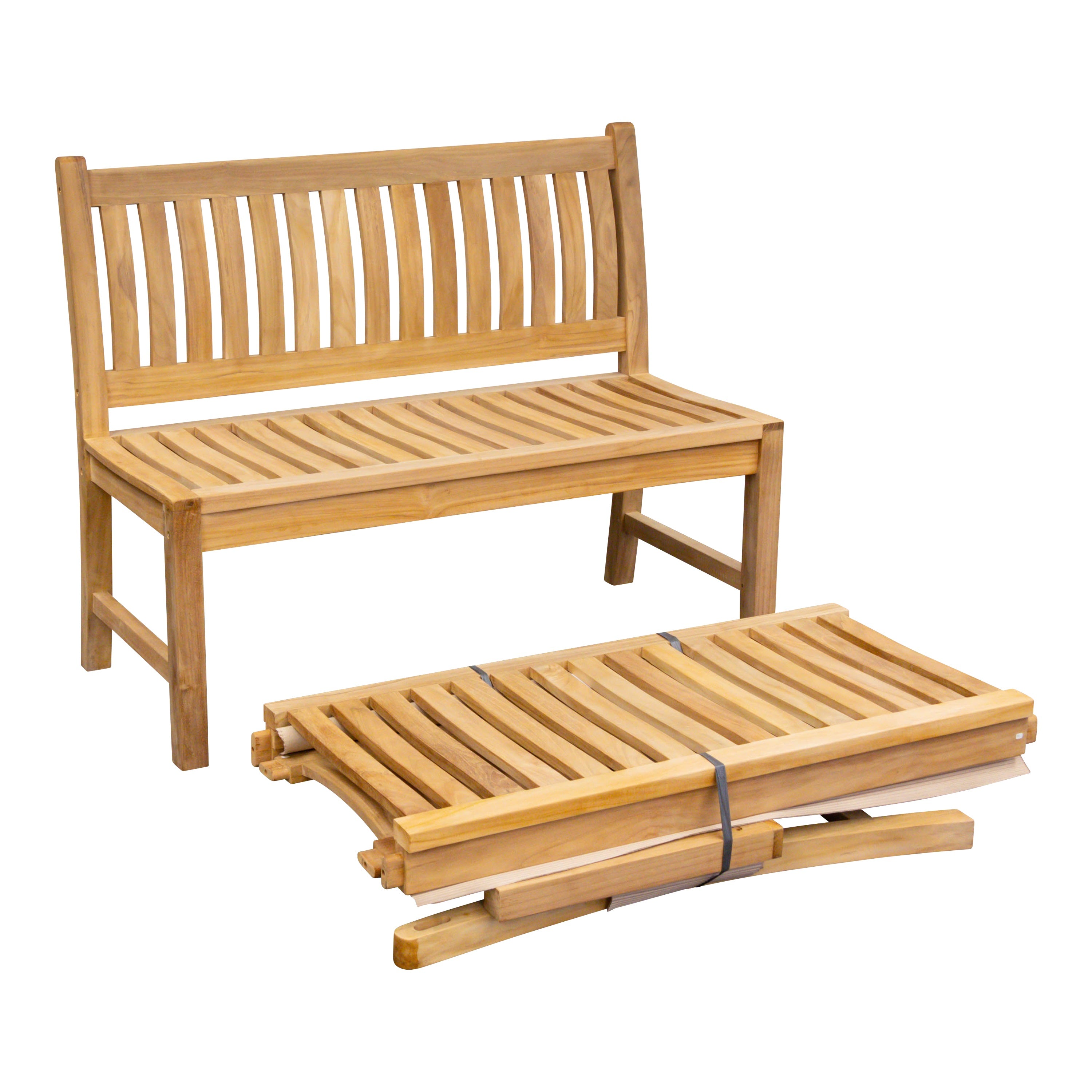 Beaufort Gartenbank, 100cm, ohne Arme, zerlegt