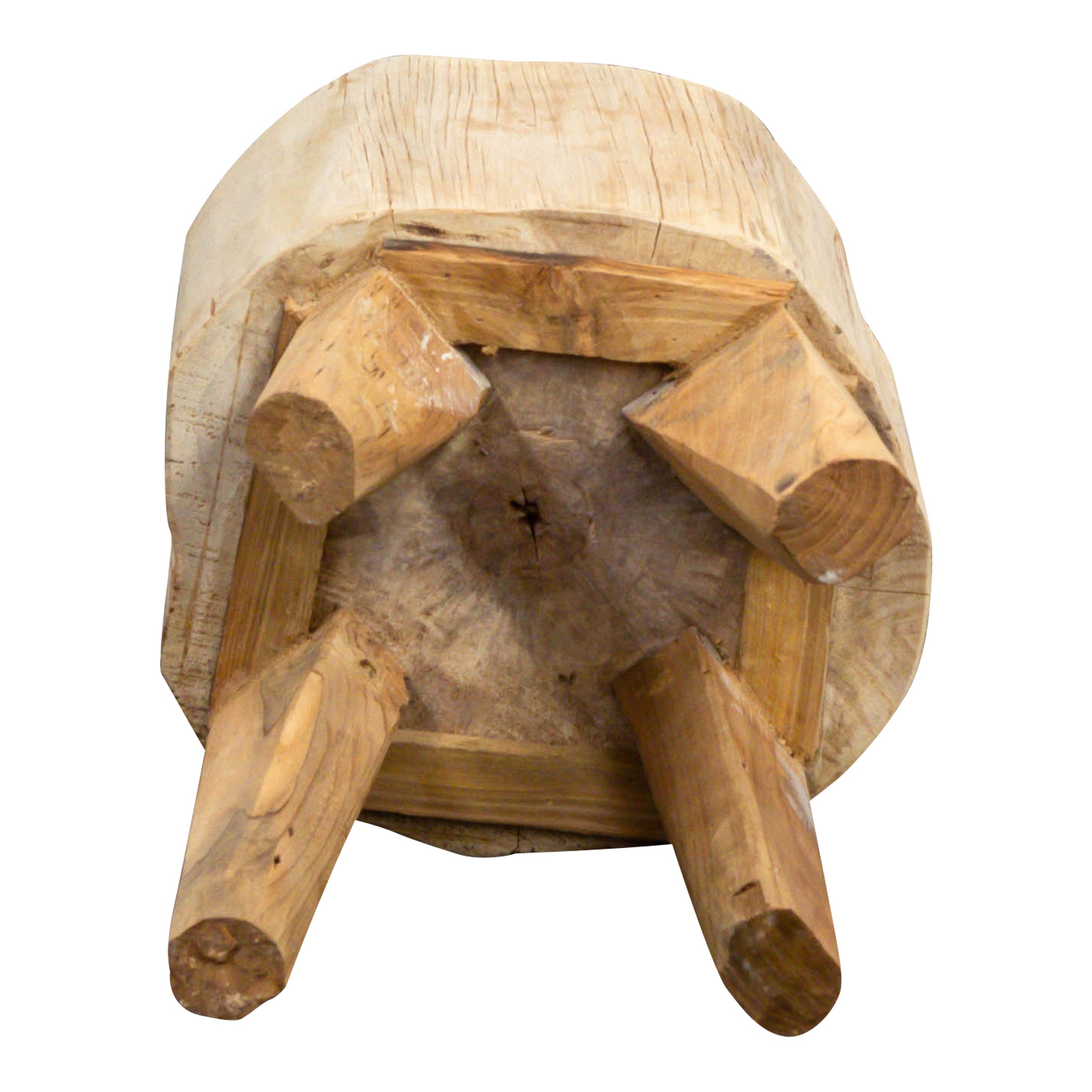 Wurzelhocker mit 4 Beinen