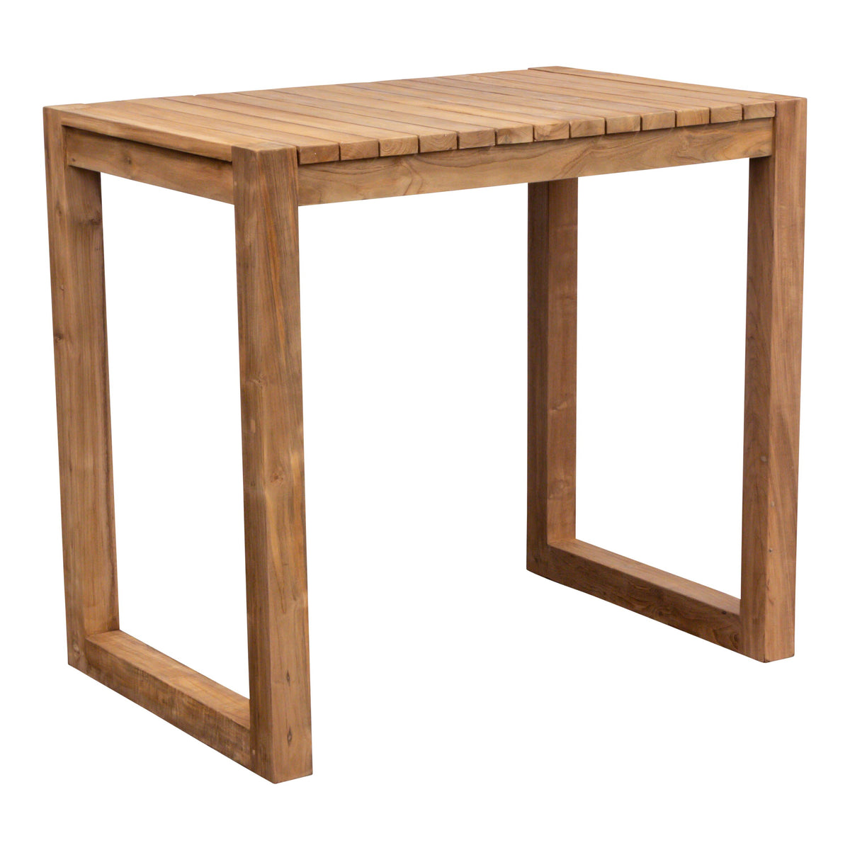 Teak Bartisch Namur, rustikal, 140x80cm