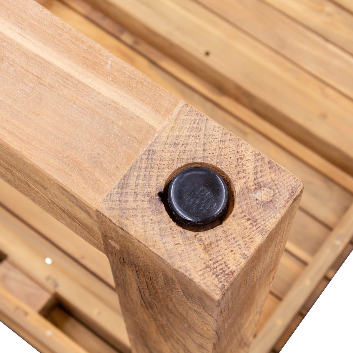 Teak Bartisch Namur, rustikal, 100x70cm