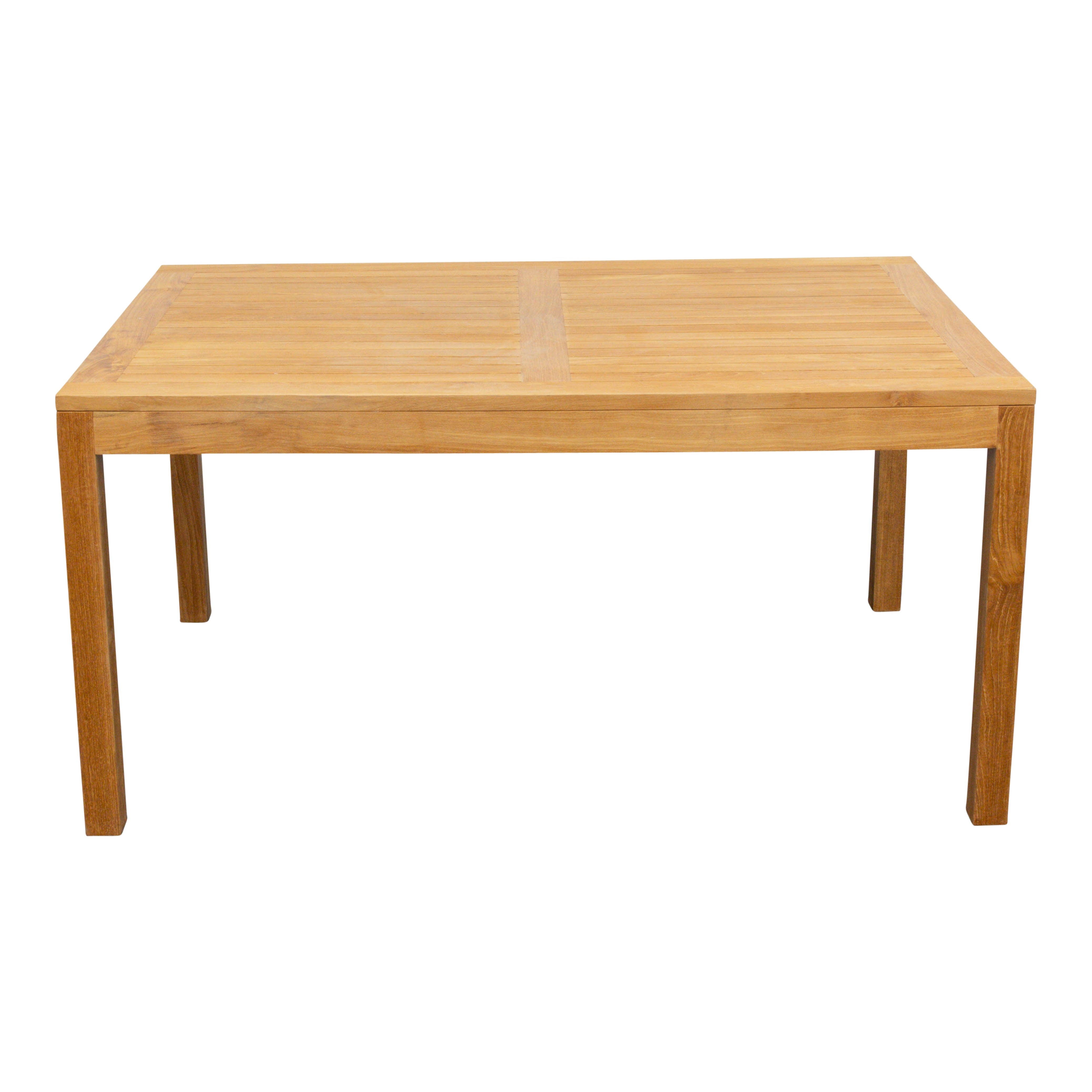 Teak Bistrotisch Bristol, rechteckig, 150x100cm