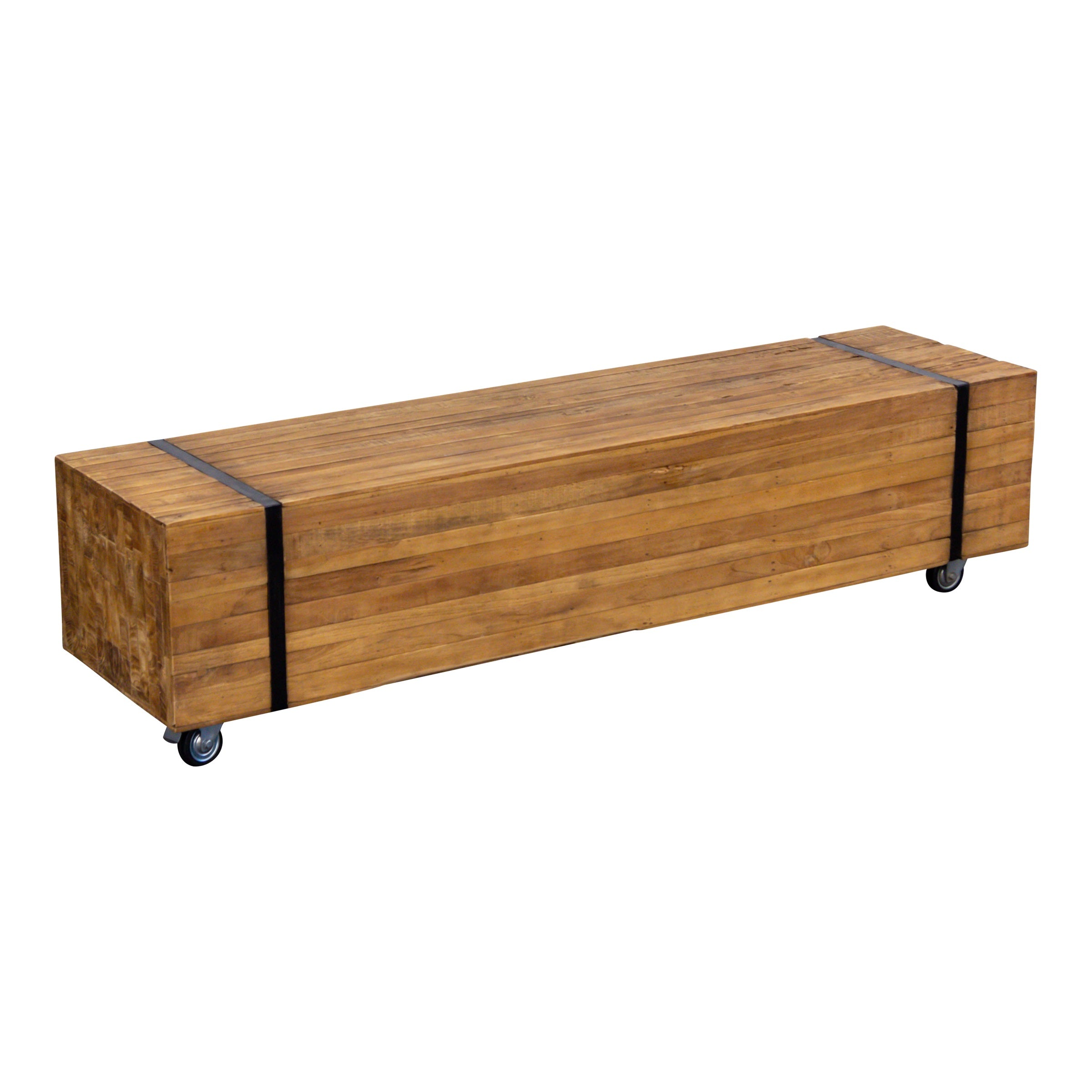 TV Board mit Rollen, Industriedesign, 160x40x40cm