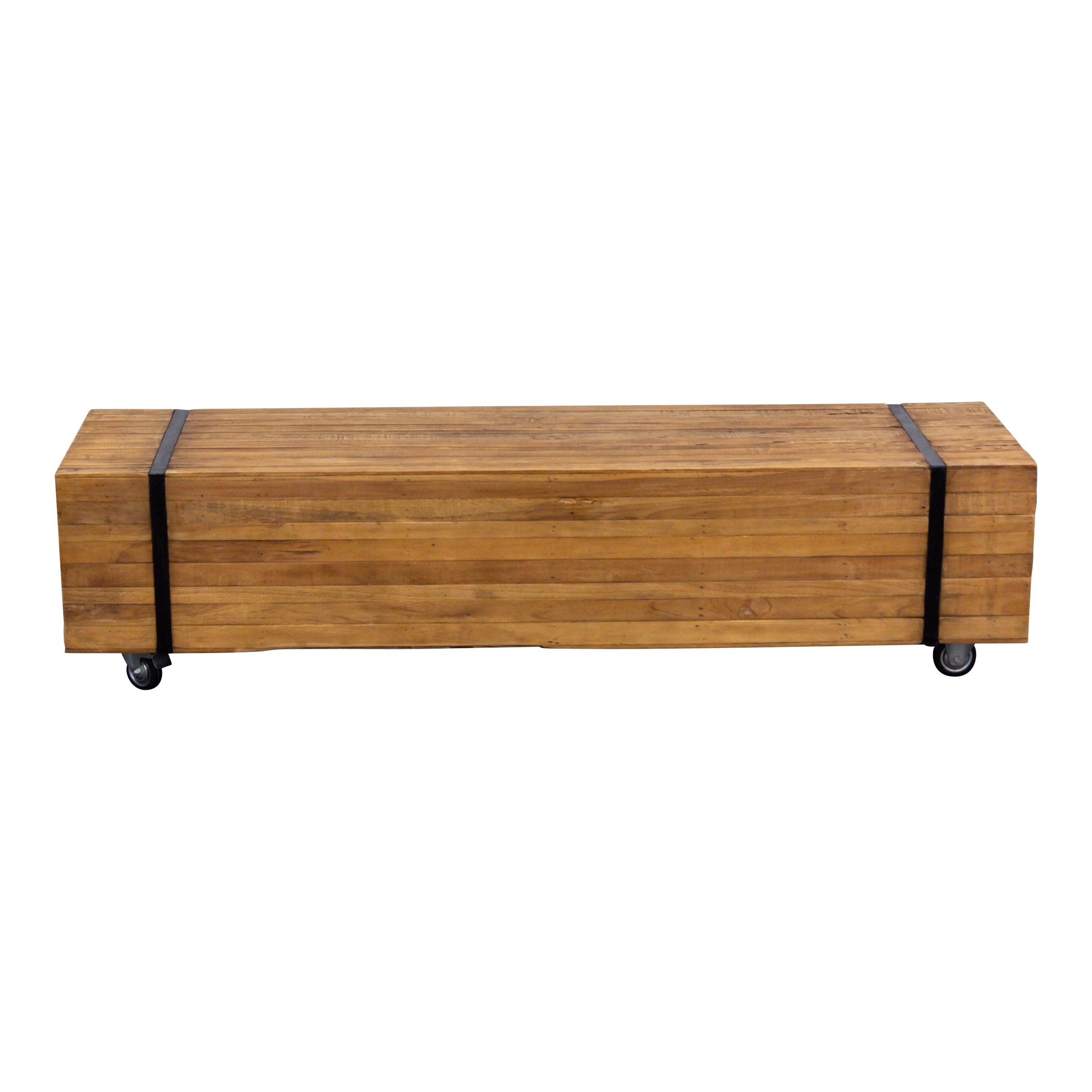 TV Board mit Rollen, Industriedesign, 160x40x40cm