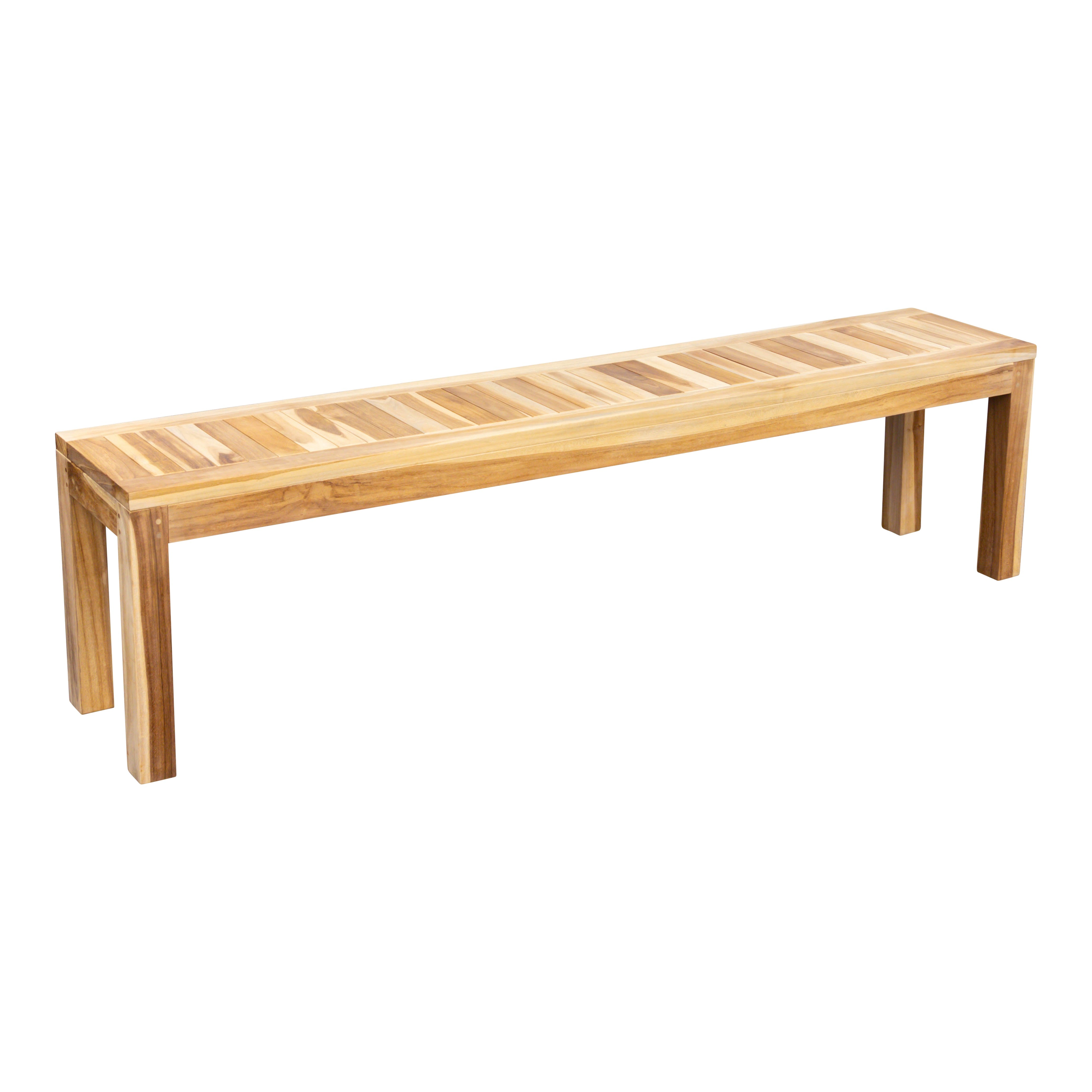 Teak Gartenbank Hampton, 180cm, zerlegt