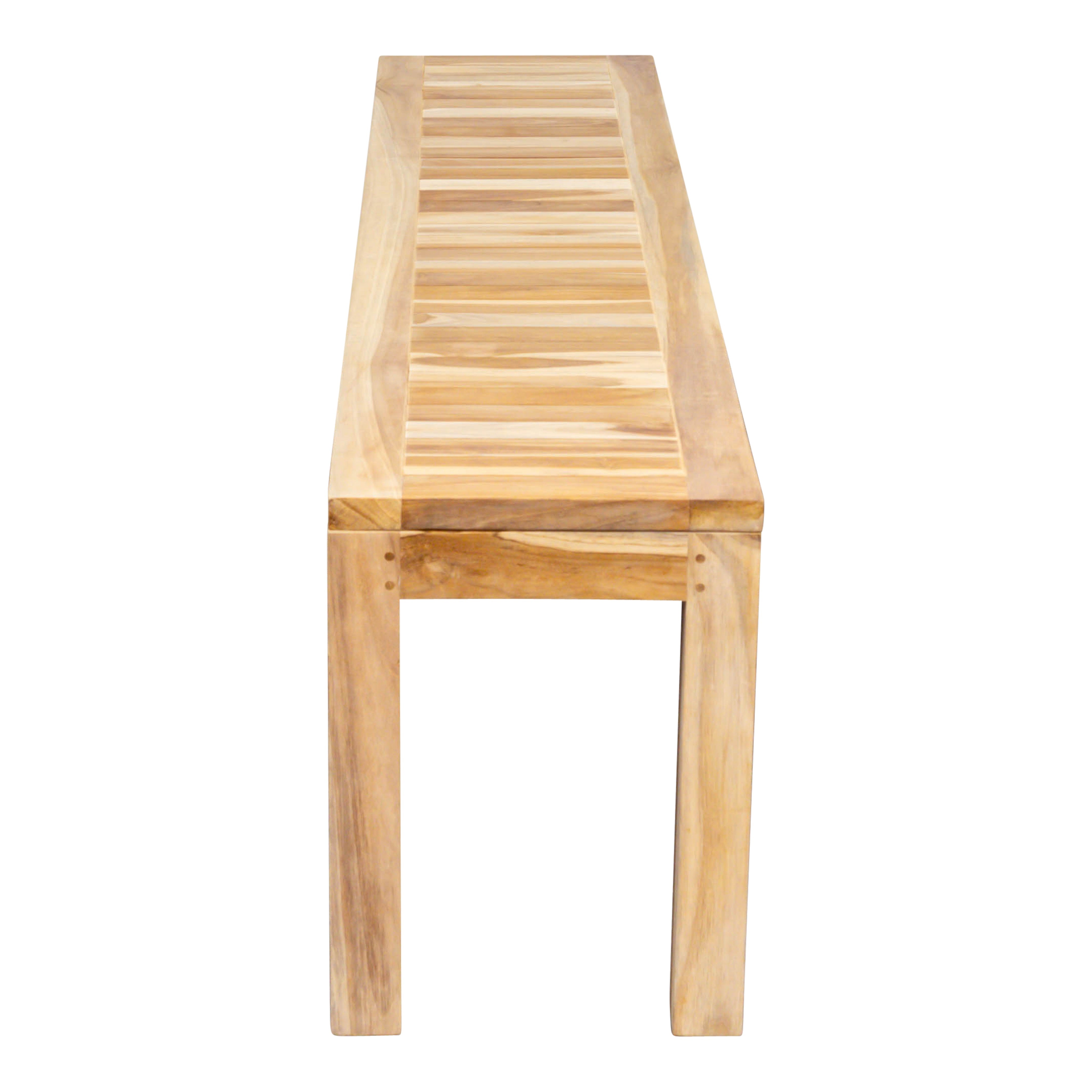 Teak Gartenbank Hampton, 180cm, zerlegt