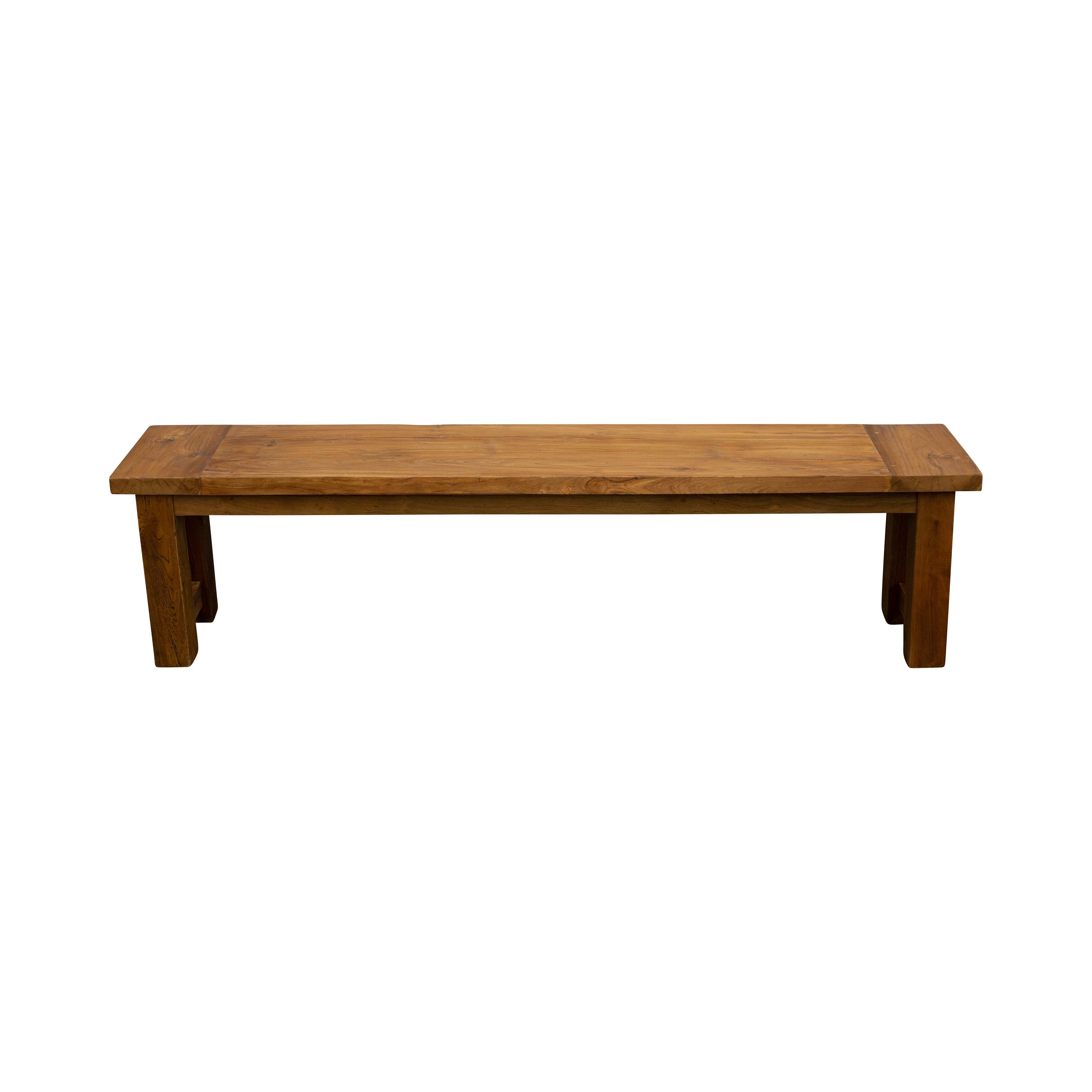 Teak Bank Dingklik, rustikal, 150 cm