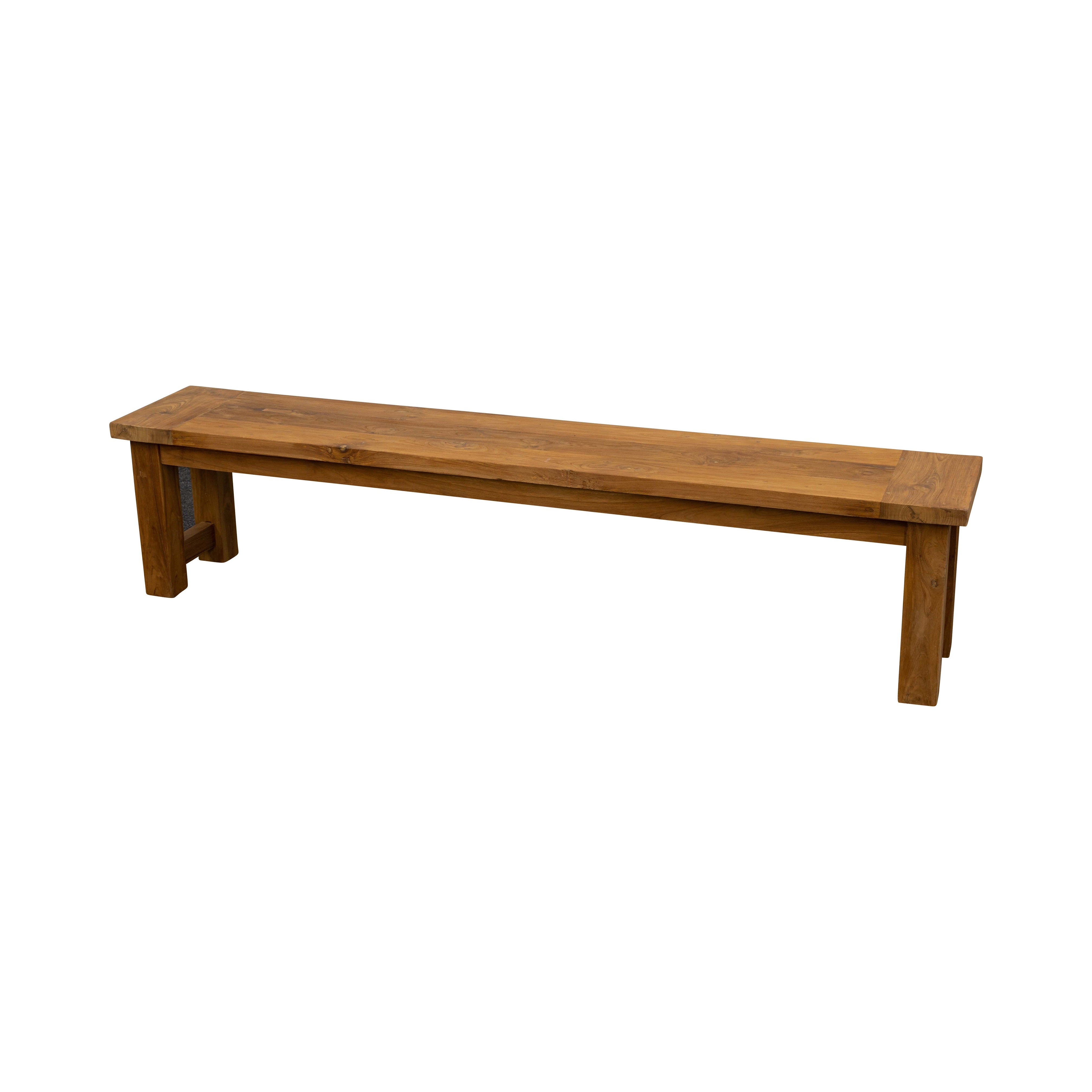 Teak Bank Dingklik, rustikal, 150 cm