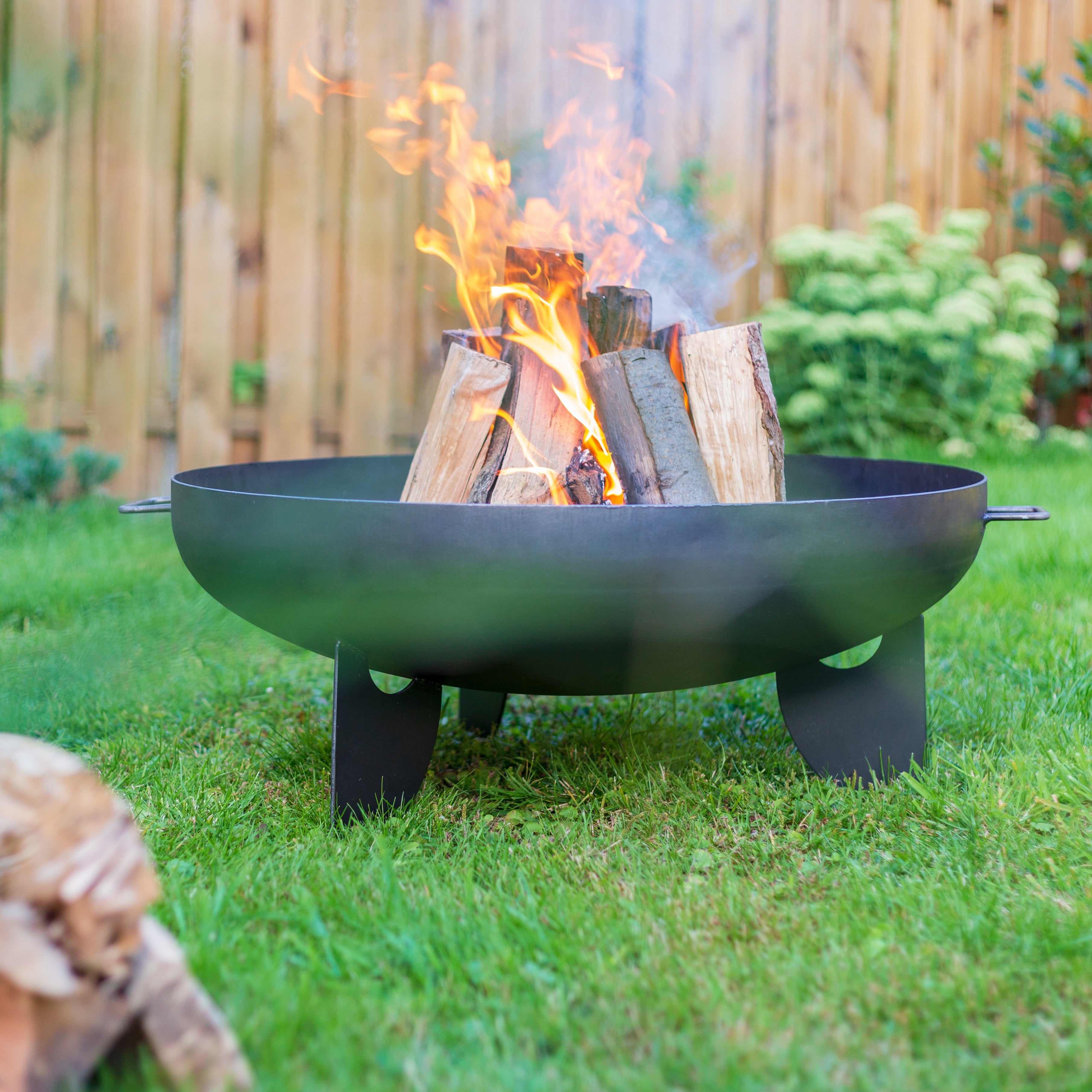 Feuerschale mit Griff, XL 100/110cm