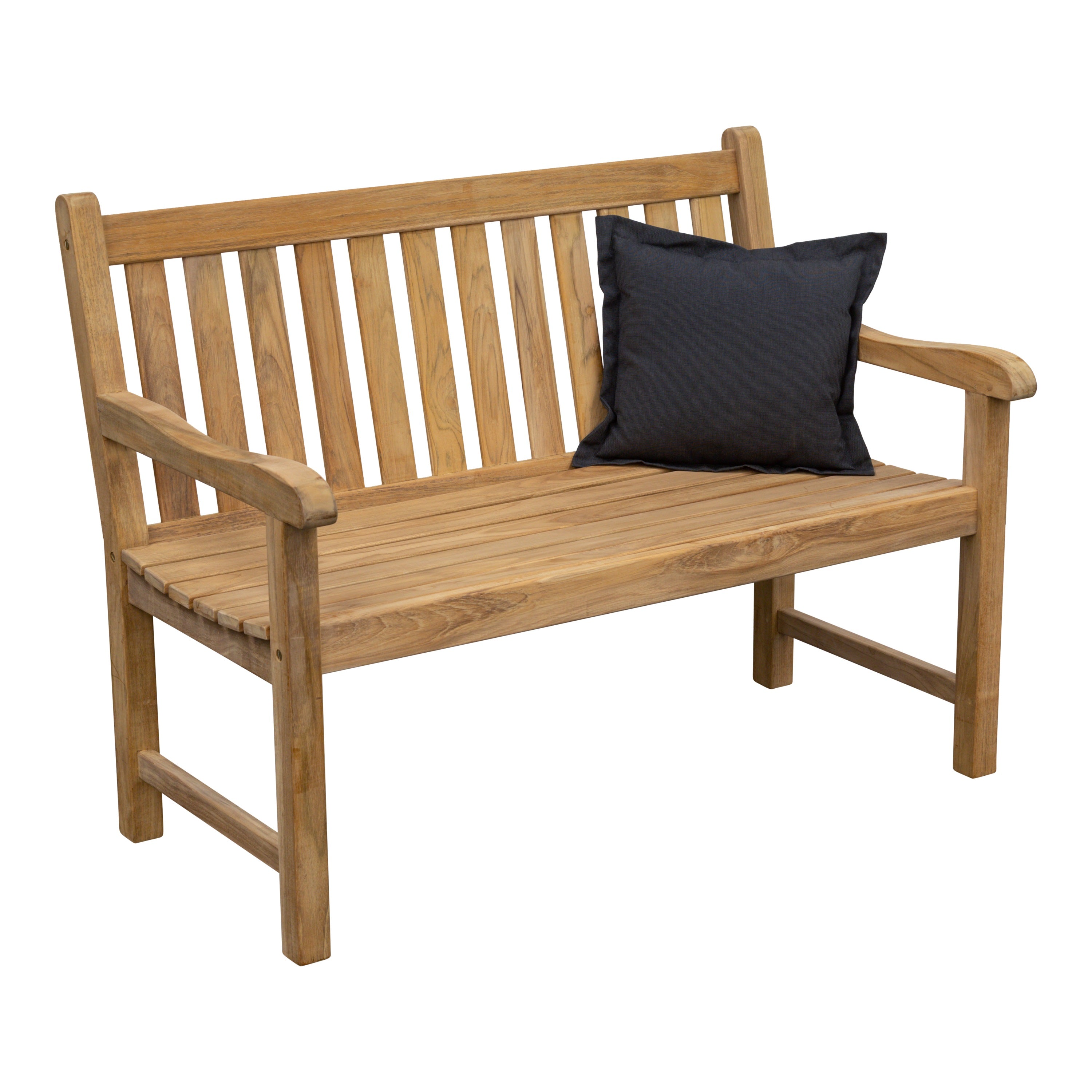 Teak Gartenbank Riva, verschraubt, zerlegt, 120 cm