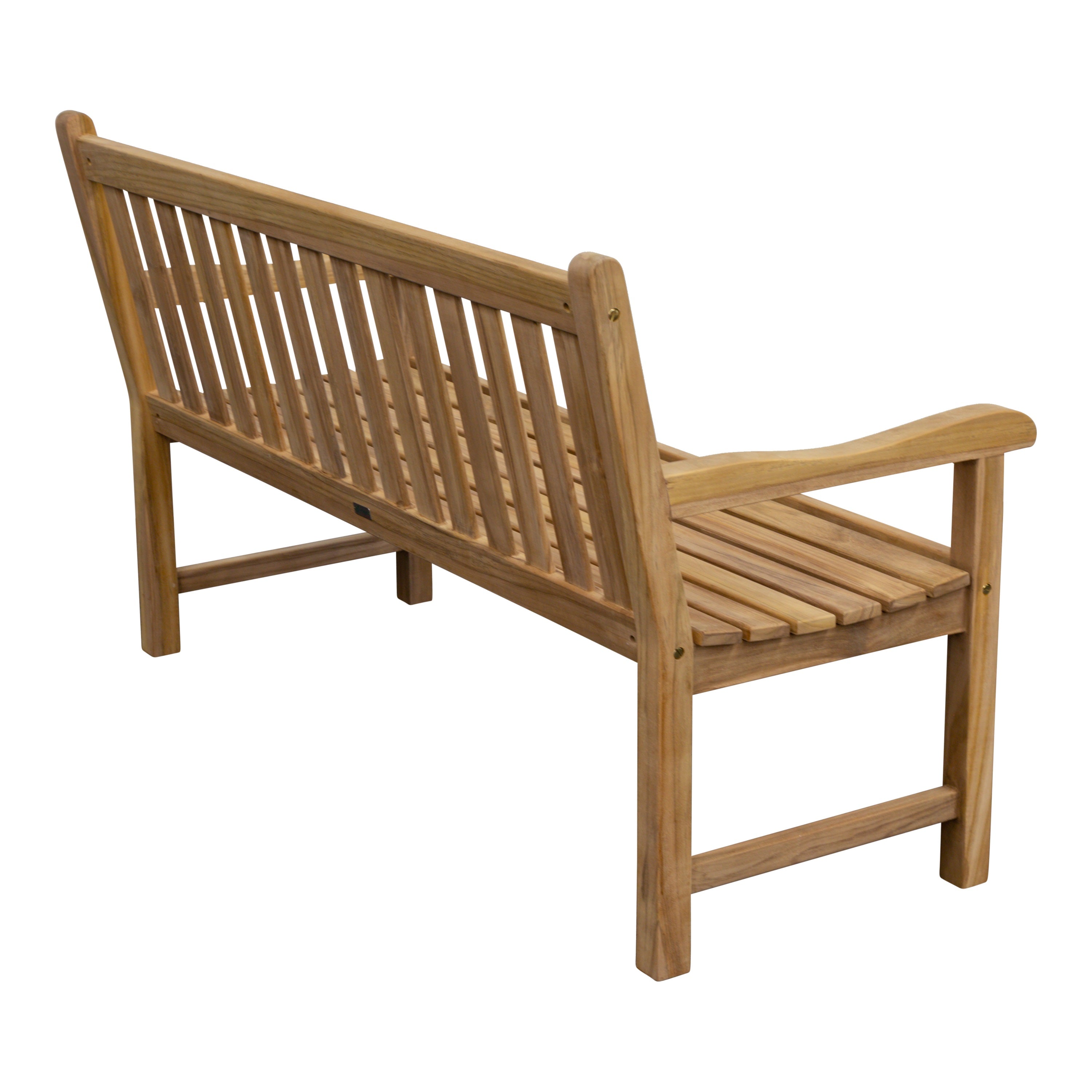 Teak Gartenbank Riva, verschraubt, zerlegt, 120 cm